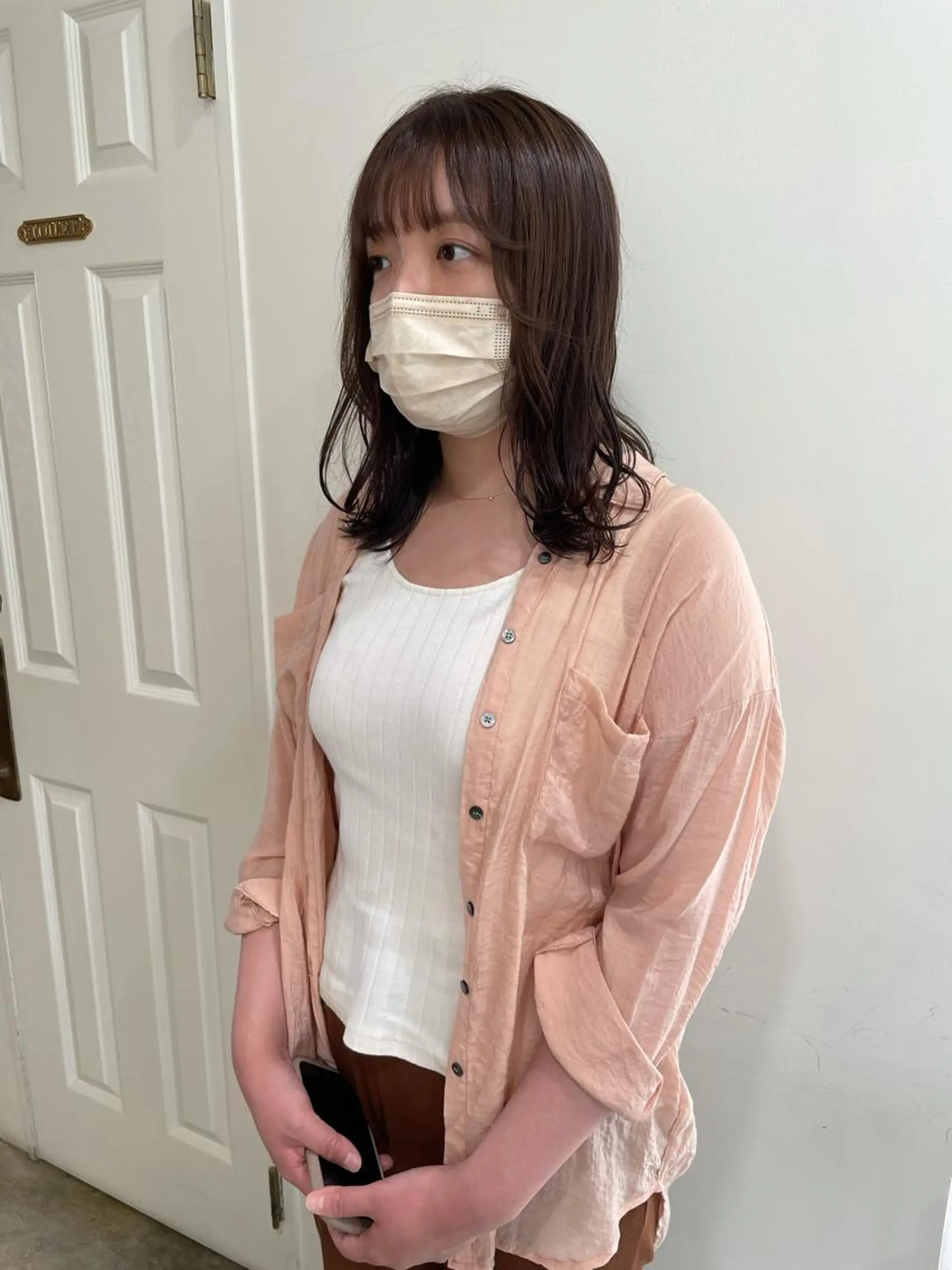 ミディアム カラー ベージュカラー カット ヘアカラー トリートメント MIOベージュカラー 柔らかいカラーのヘアスタイル