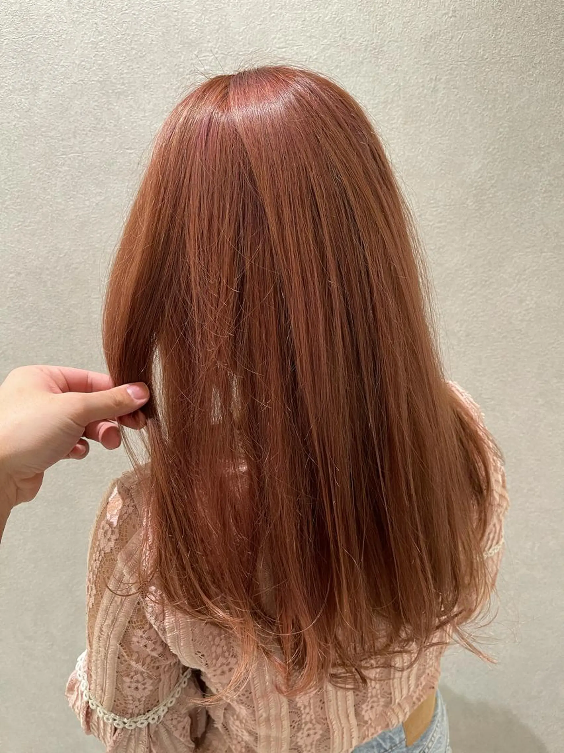 セミロング カラー ブリーチ La fith hair letter所属・Lafith住道 TATSUYAのヘアスタイル