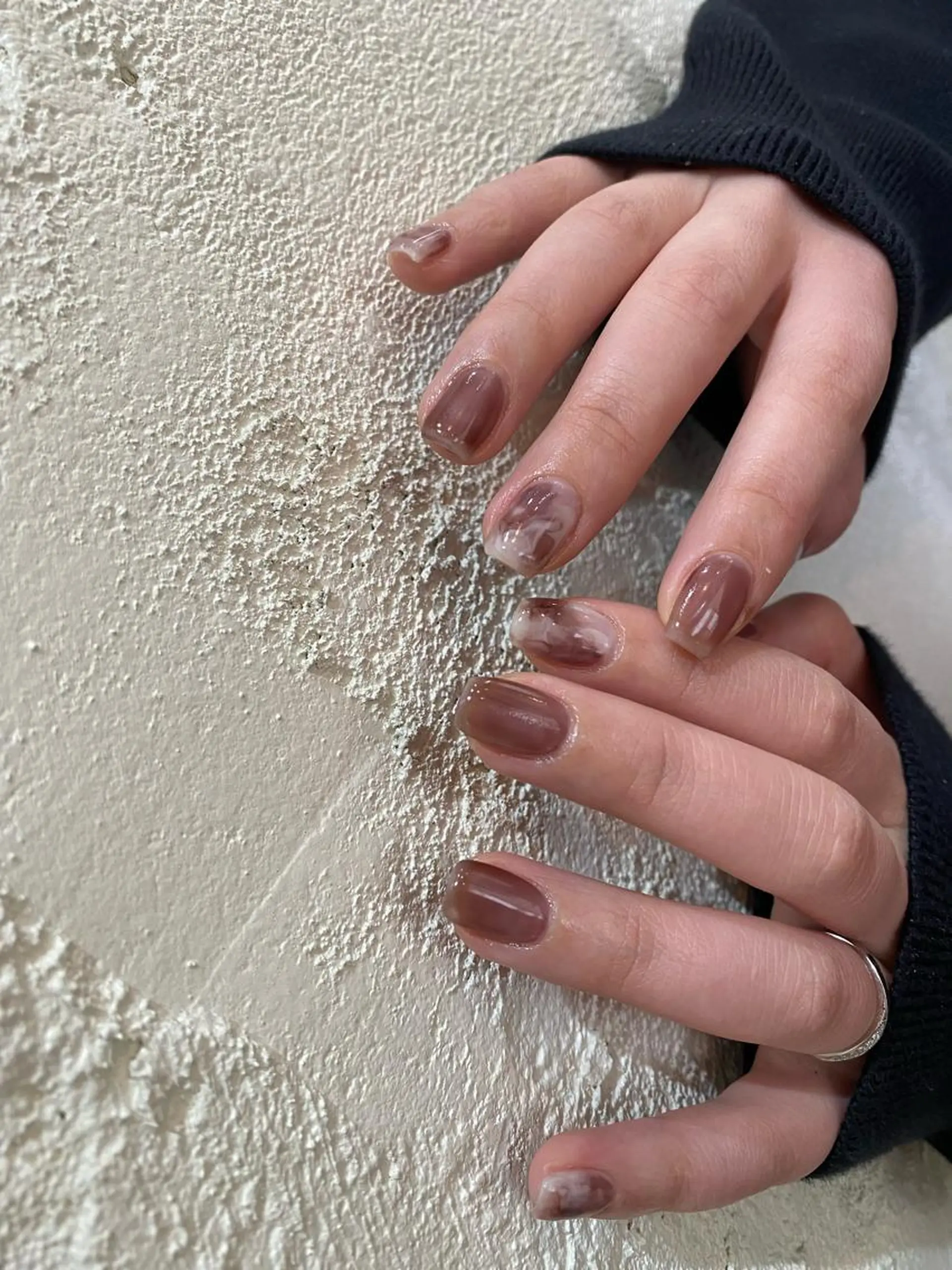 ネイル ピンク ハンドネイル nable.所属・栗林 実莉のネイルデザイン