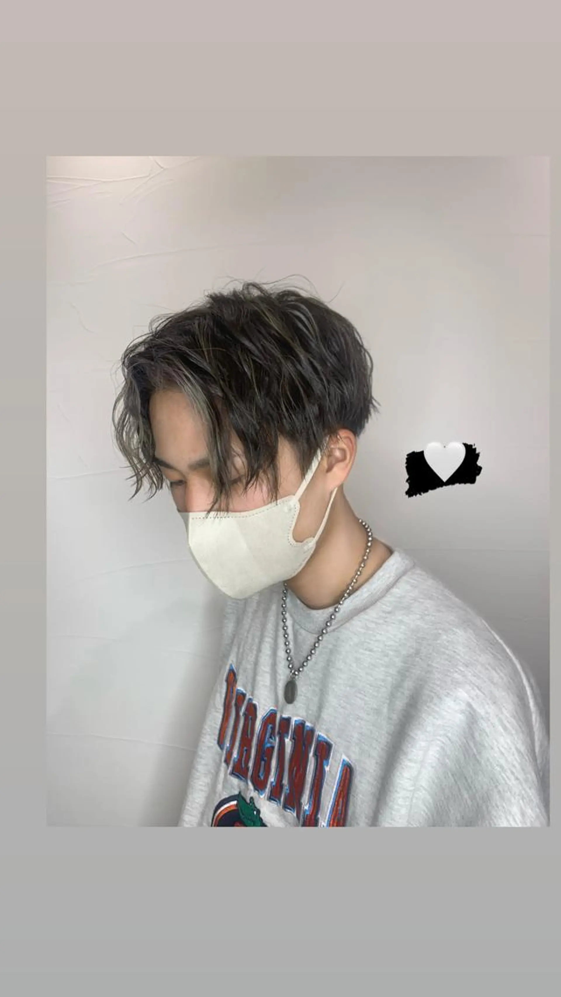 ショート メンズ ミストバング ヘアカラー ハイトーン職人💗 松本輝美のヘアスタイル