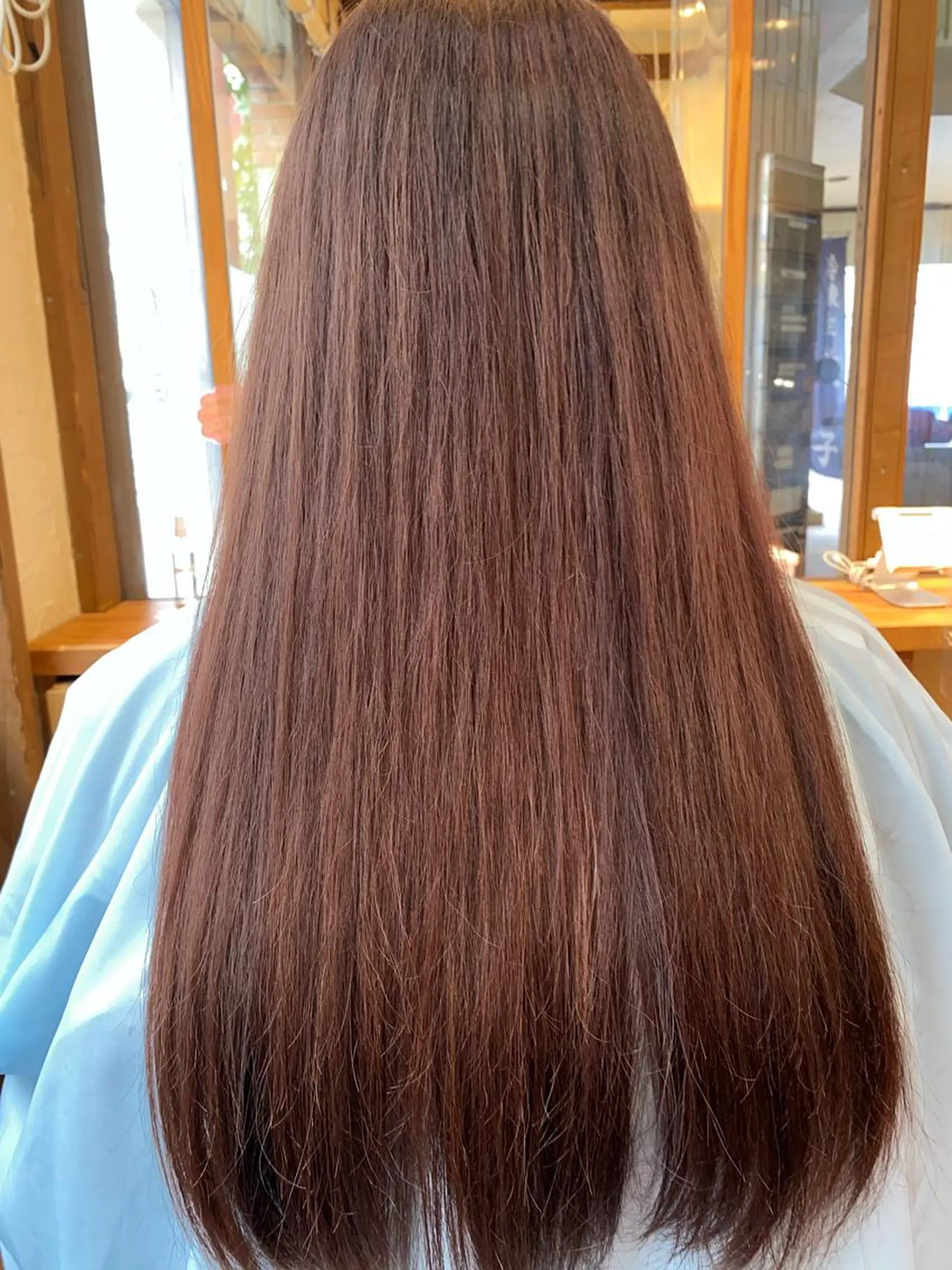 ロング カラー パーマ ヘアアレンジ メンズ キッズ ネイル マツエク・マツパ レッドカラー バイオレットカラー 赤色 emu所属・🌈髪質改善・美髪矯 正・平野瀬乃🌈のヘアスタイル