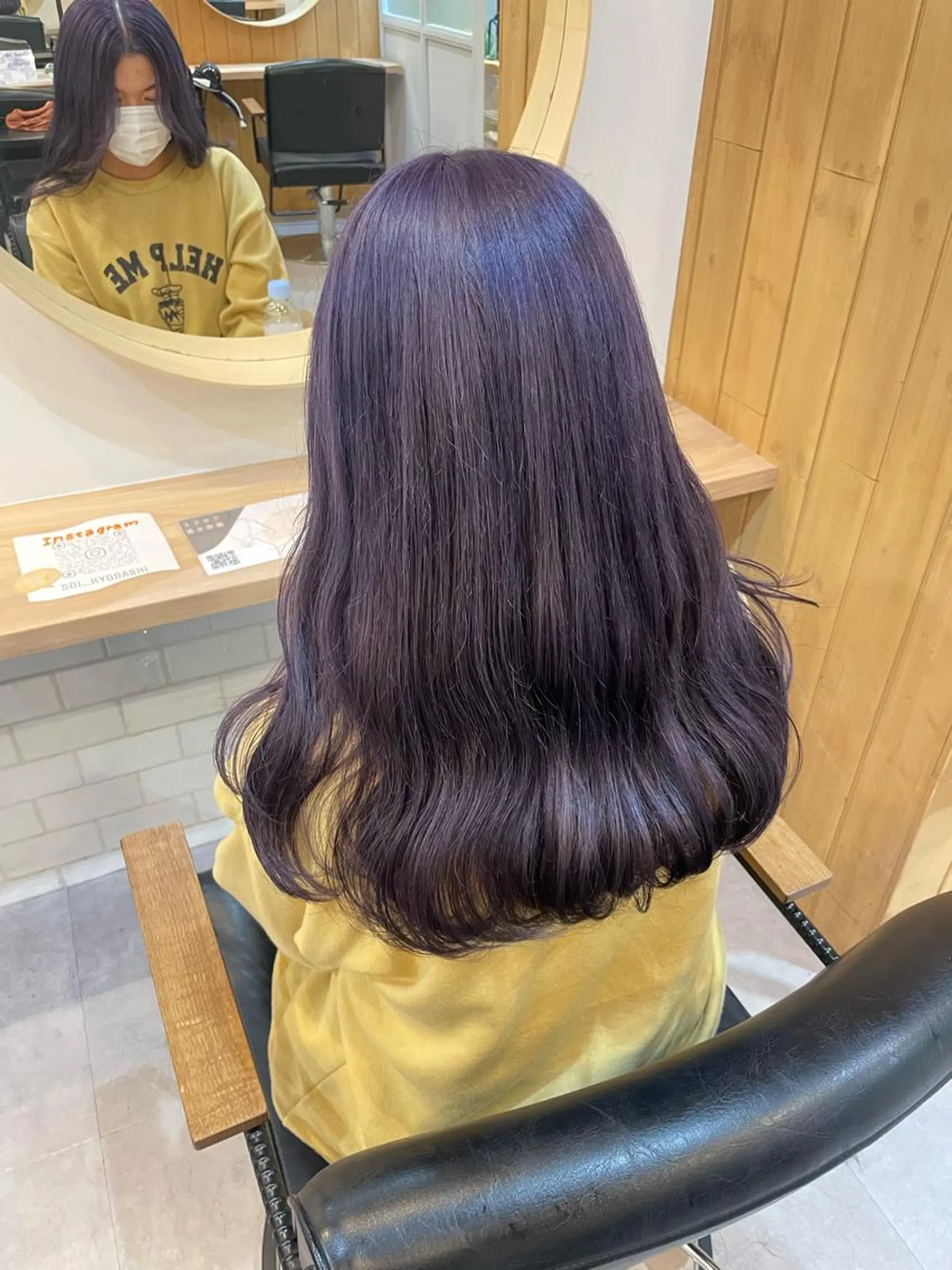 セミロング カラー akane .のヘアスタイル