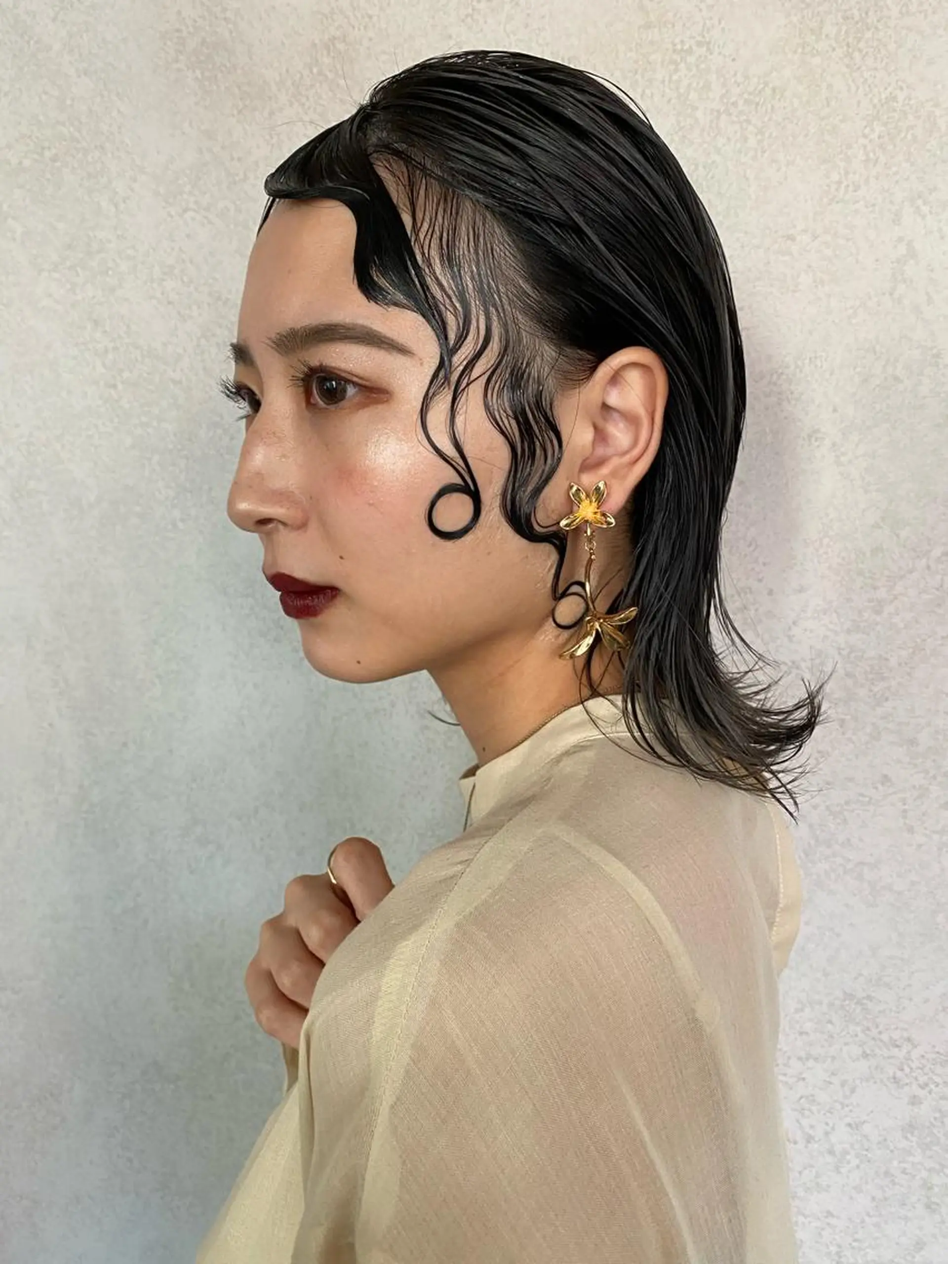 ミディアム カラー channel所属・Natsumi ❤︎のヘアスタイル