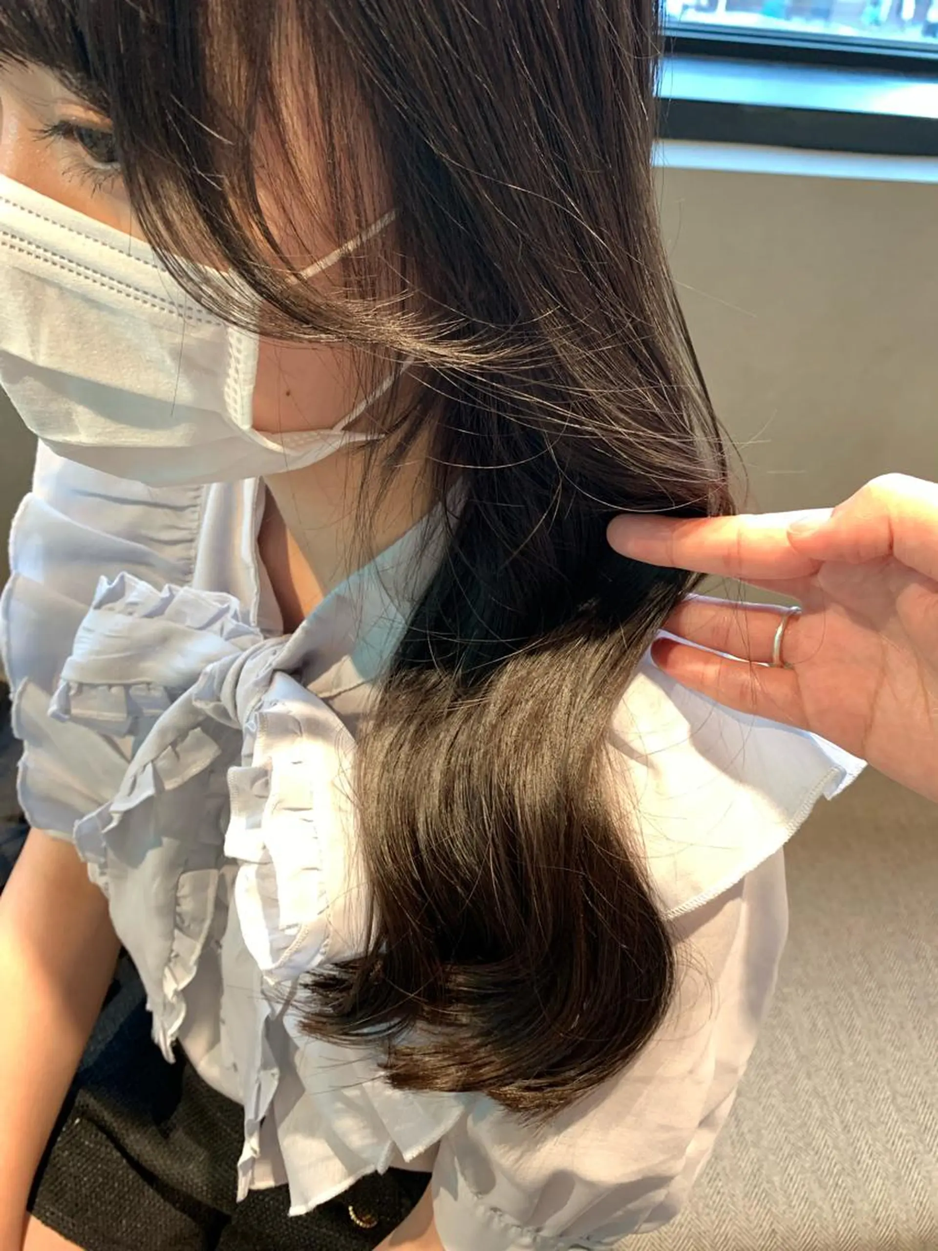 ロング 韓国風ヘア 似合わせカット カット ROCAReTA kyoto 四条大宮店所属・齋藤 みさきのヘアスタイル