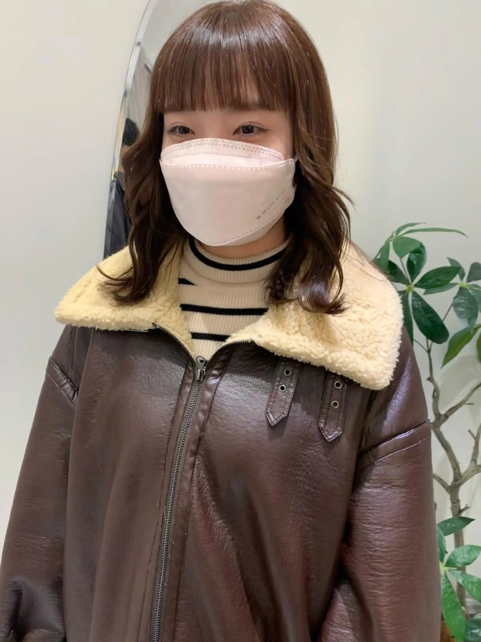 セミロング カラー 韓国ヘア🇰🇷/ 顔周り/松田光里のヘアスタイル