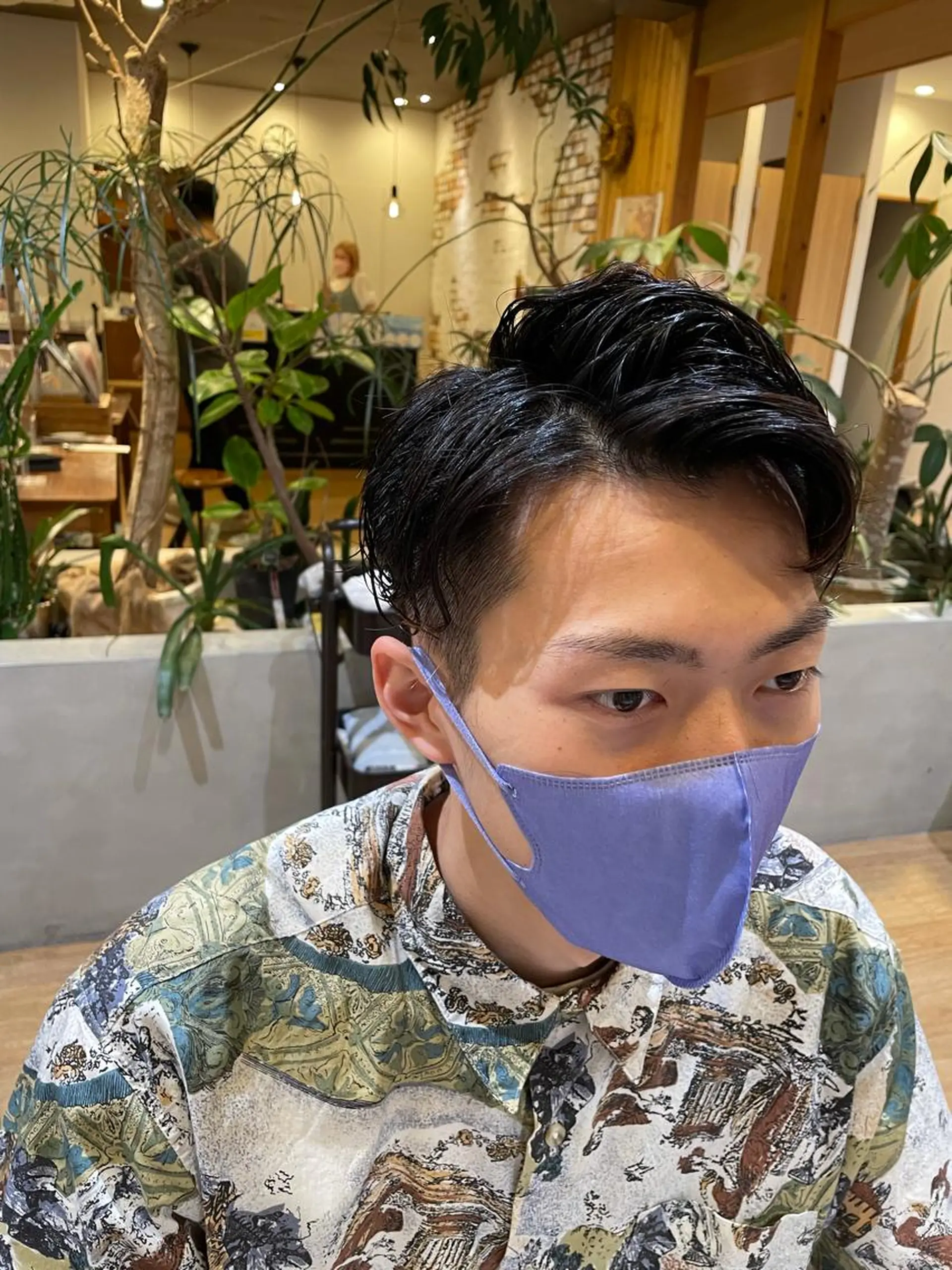 パーマ メンズ 川上 海のヘアスタイル