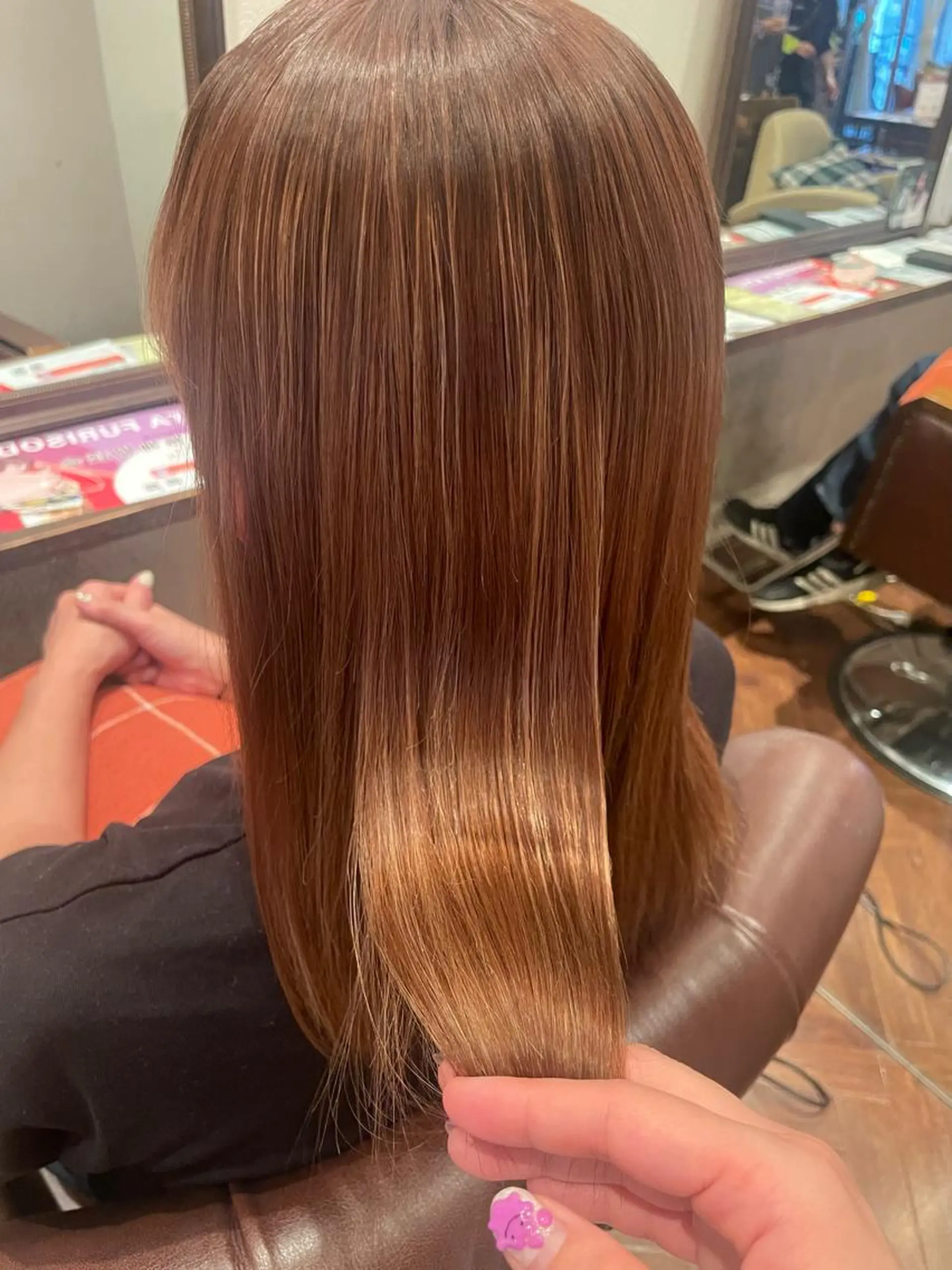 セミロング トリートメント いまじゅく あおいのヘアスタイル