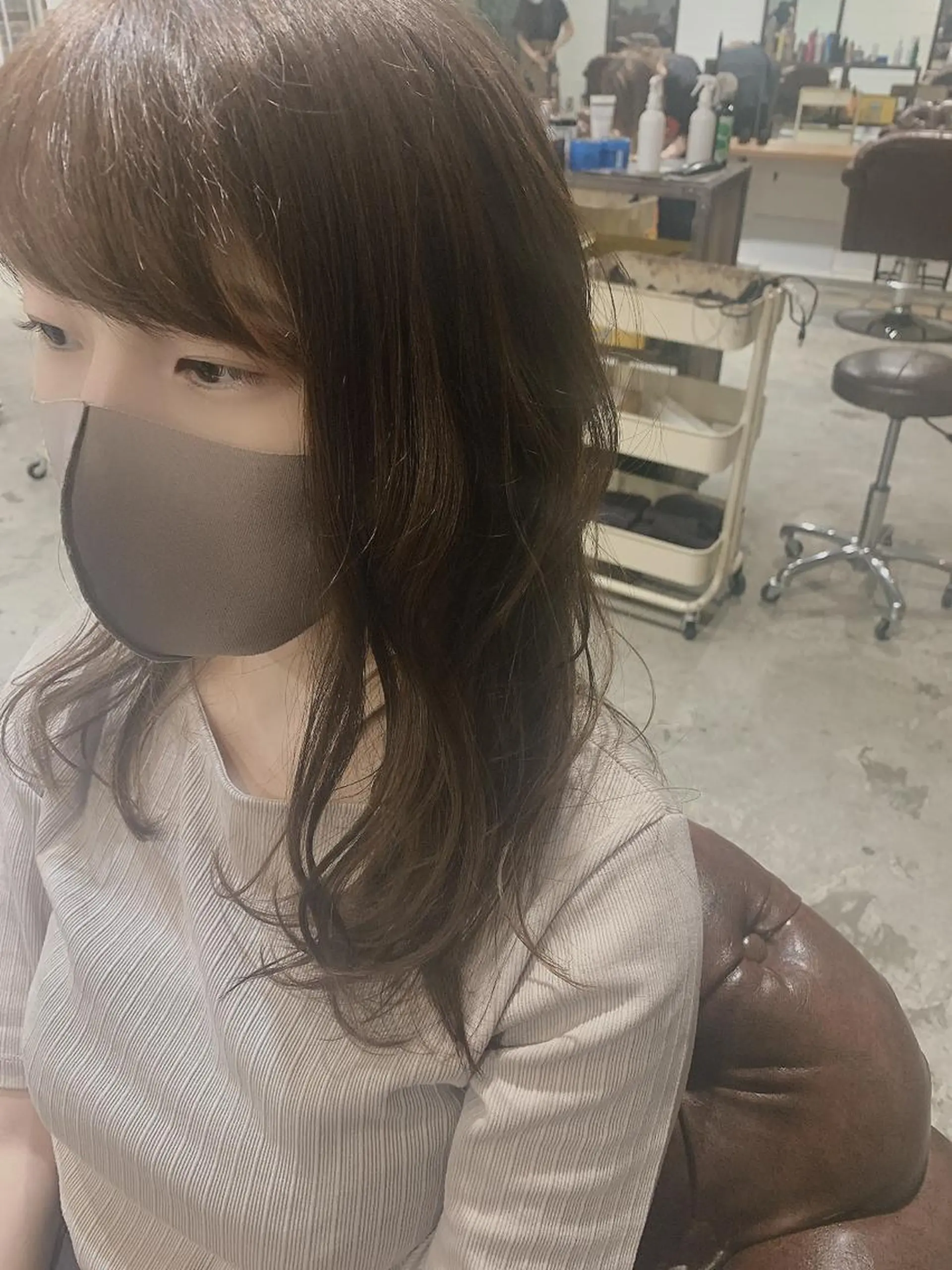 セミロング ショート🌼パーマ 本間正子のヘアスタイル