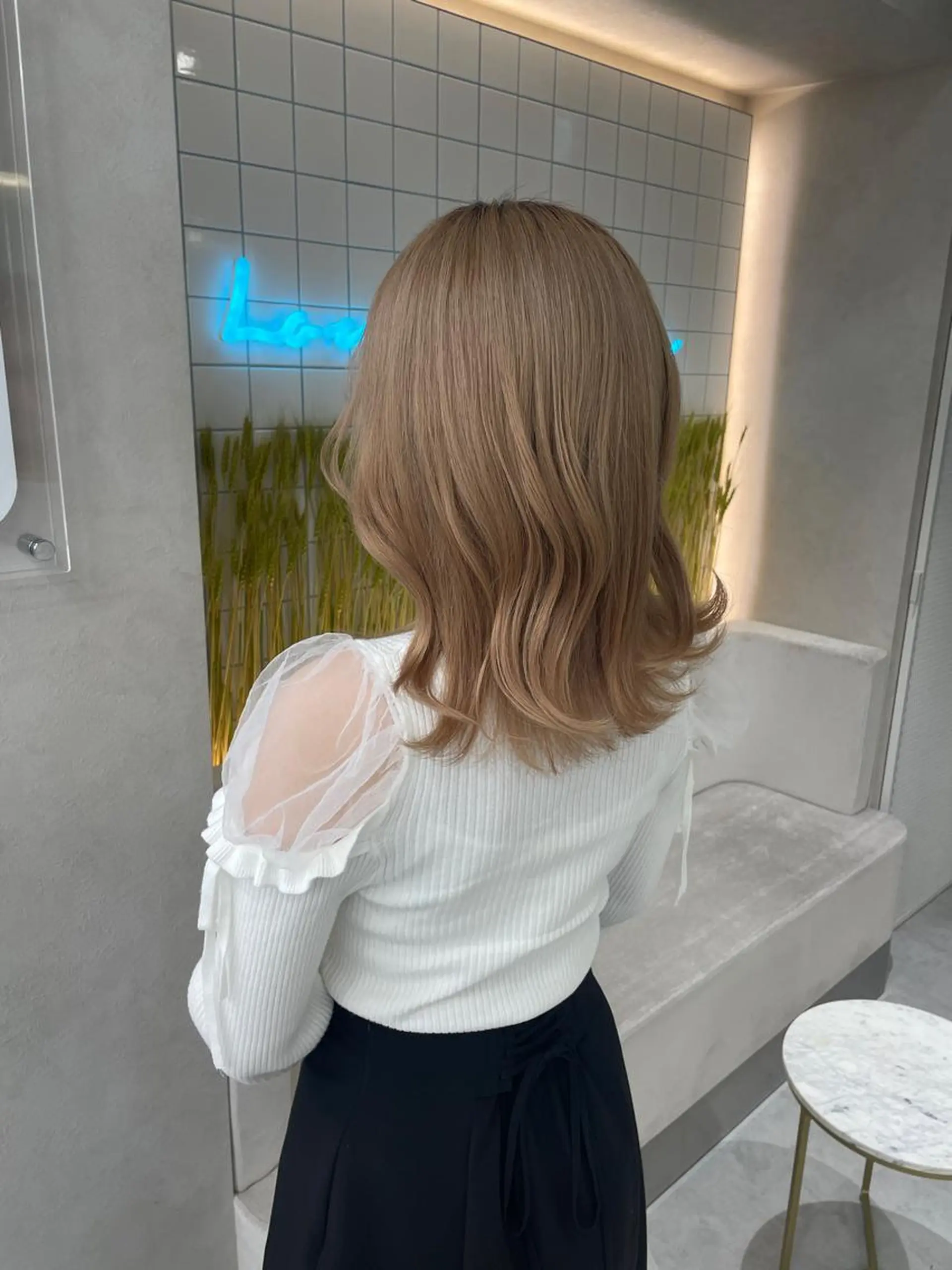 カラー ヘアカラー トリートメント ヘッドスパ ヘアセット 韓国ヘア/レイヤー Londエレンのヘアスタイル