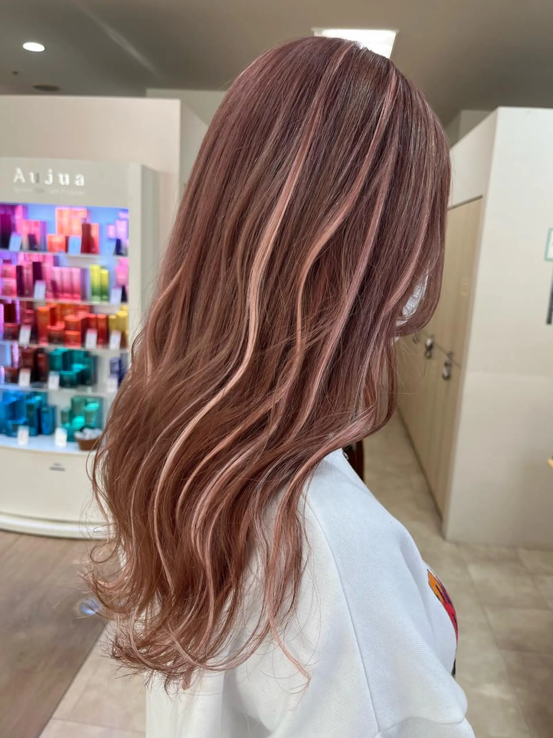 ロング カラー 暖色レイヤー 🥀REIRIのヘアスタイル