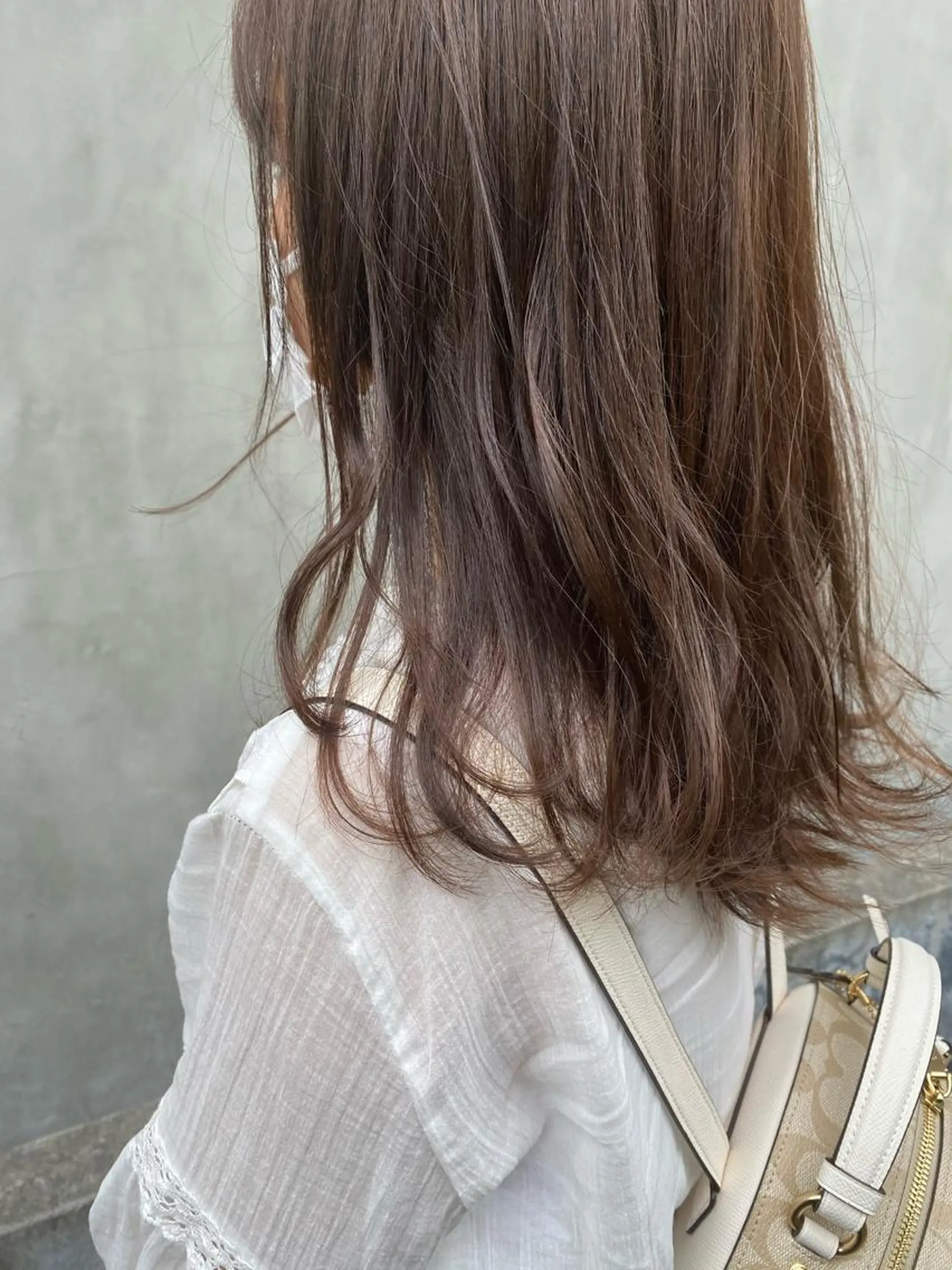 セミロング カラー パーマ ヘアアレンジ メンズ キッズ ネイル マツエク・マツパ グレージュ Uil所属・インナーカラー/ KANAのヘアスタイル
