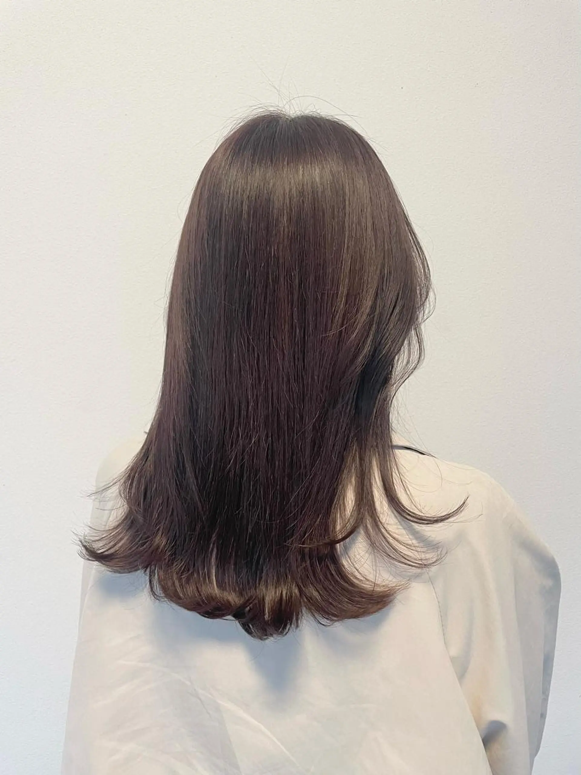 セミロング カラー GPIP 近藤沙樹のヘアスタイル