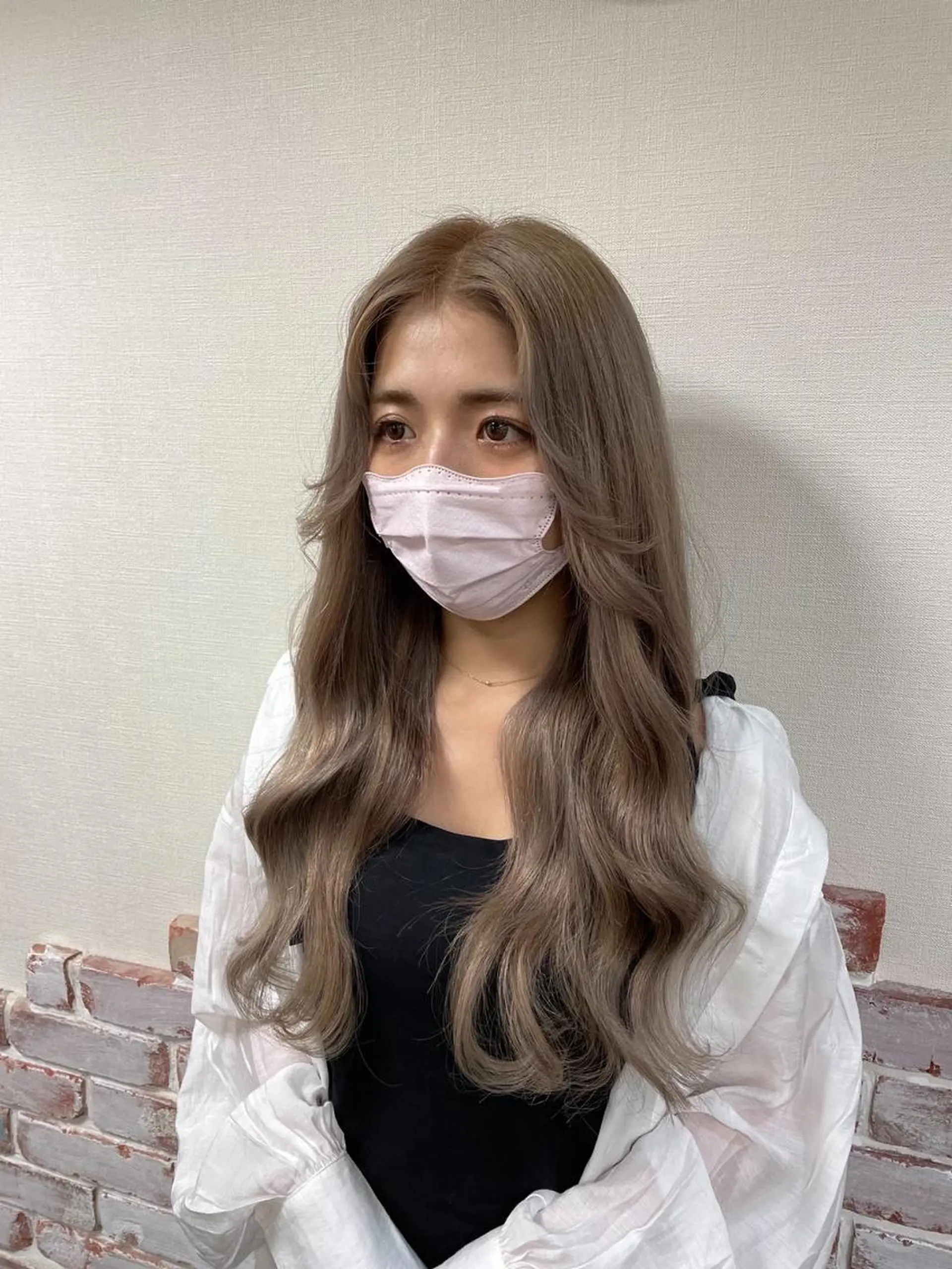 カラー ロング Reflet 新宿/プルエクステのヘアスタイル