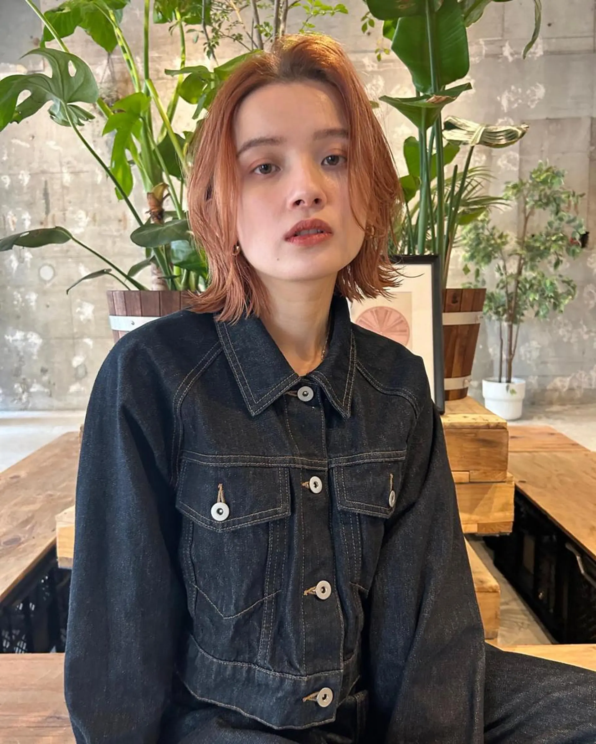 ミディアム mood alissaのヘアスタイル