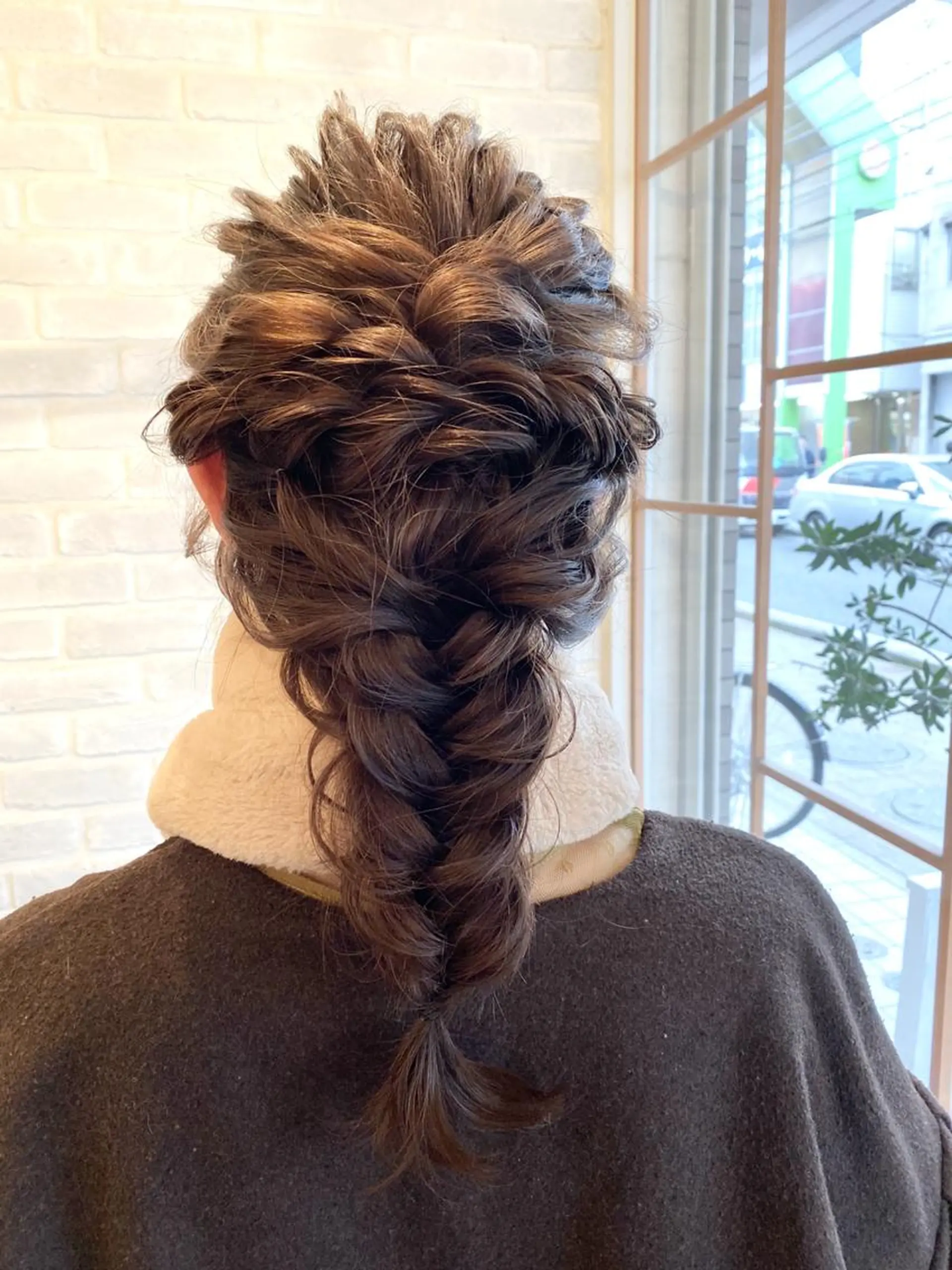 ミディアム カラー ヘアアレンジ ミディアムパーマ ブリーチ 透明感カラー ハイライトカラー ボブ 増子 幹樹のヘアスタイル