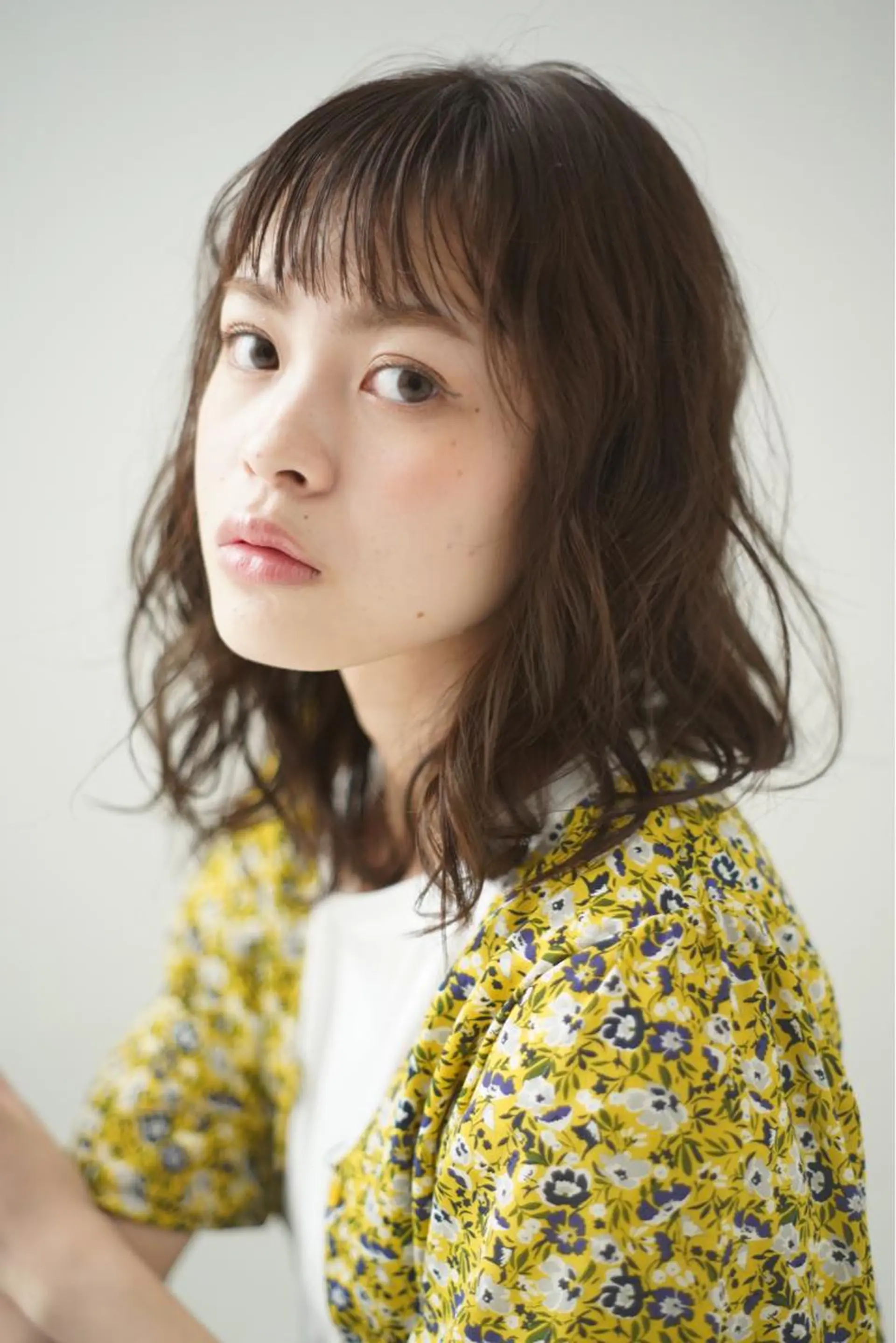 ミディアム 竹井 寛喜のヘアスタイル