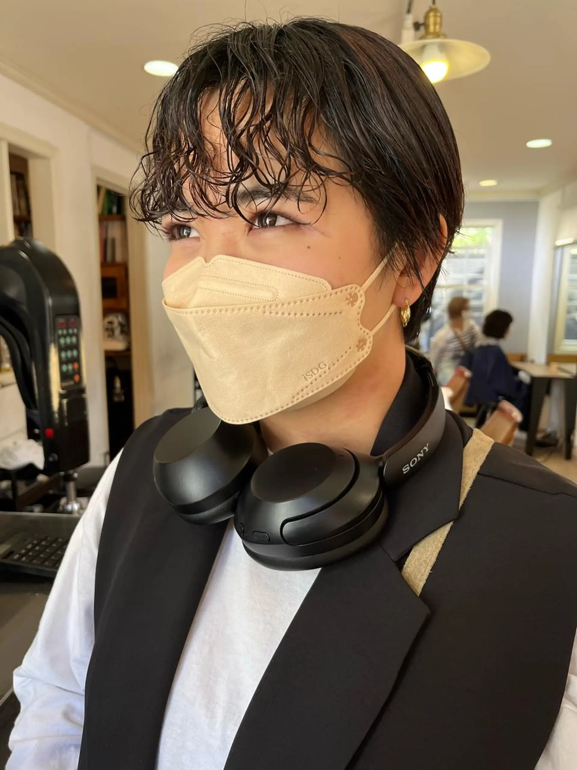 ショート パーマ カット パーマ NOUN所属・eri kinjoのヘアスタイル