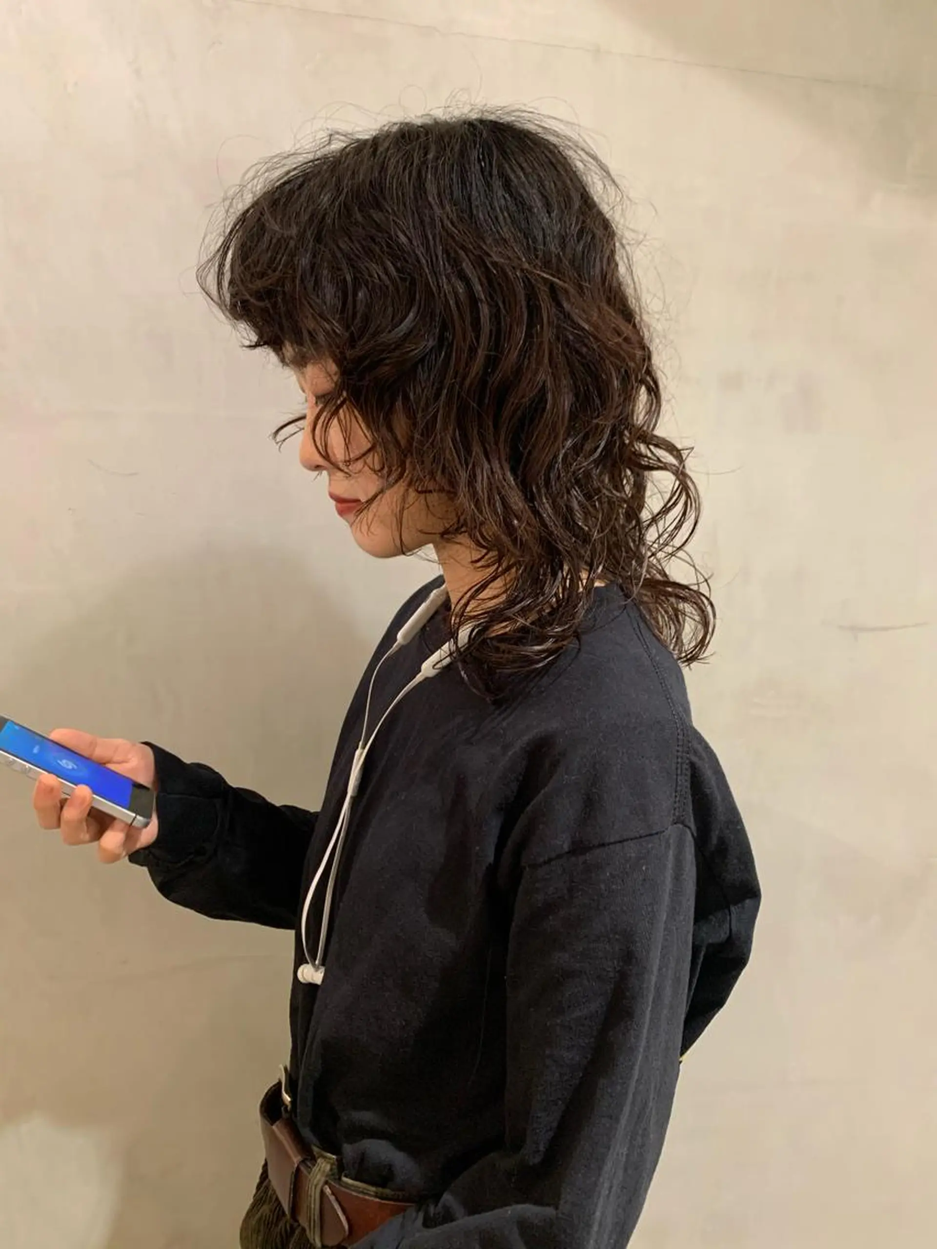 セミロング パーマ カット パーマ トリートメント アンニュイヘア🪽 ayumiのヘアスタイル