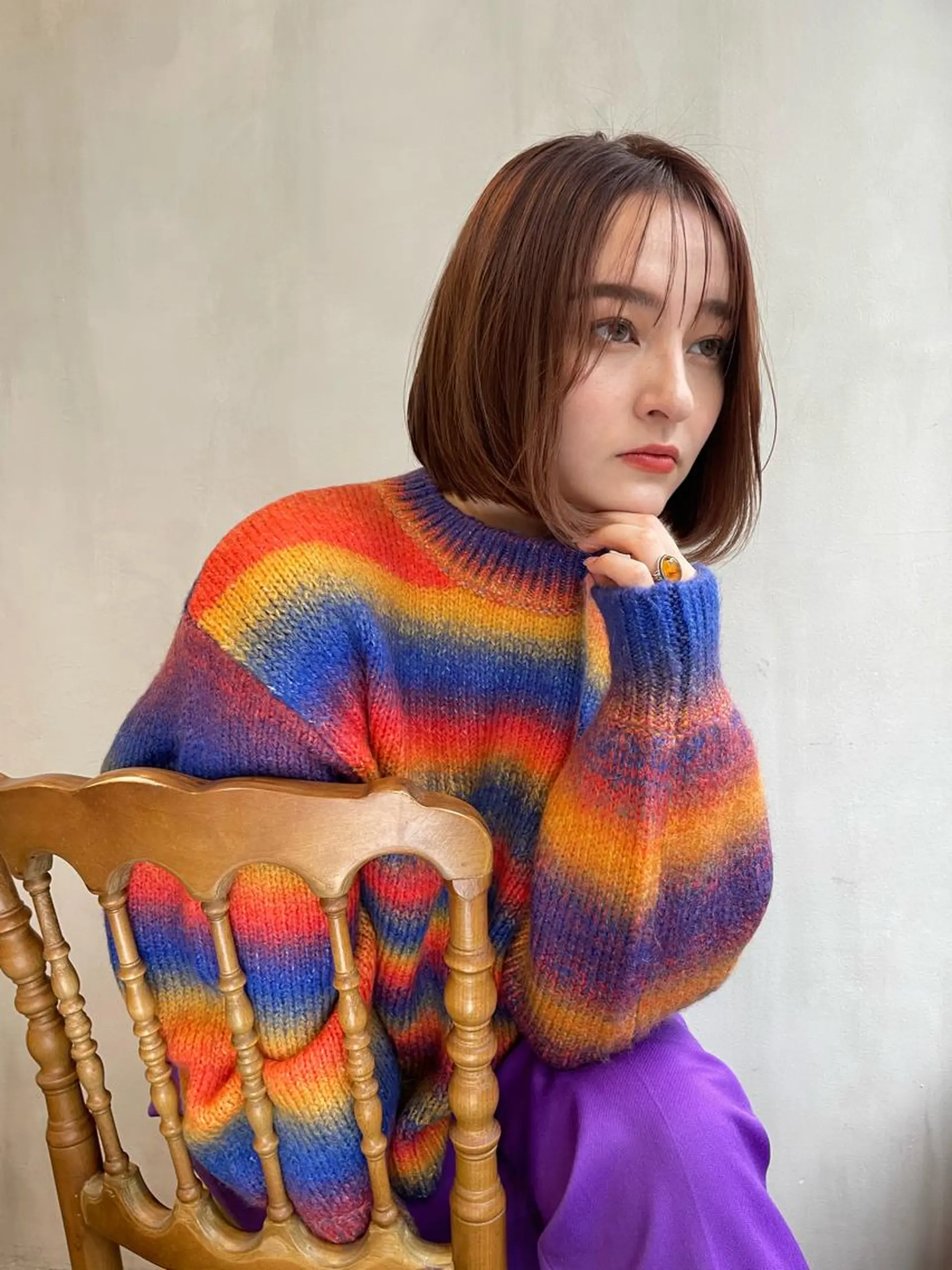 ショート カラー ショート/ボブ専門 宮脇美奈/南船場のヘアスタイル