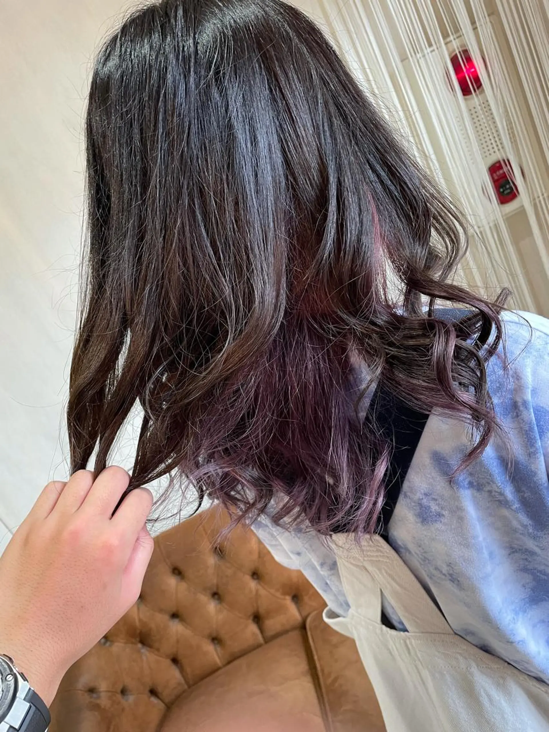 セミロング カラー パーマ ヘアアレンジ メンズ キッズ ネイル マツエク・マツパ 北千住10分 肥高　壮汰のヘアスタイル