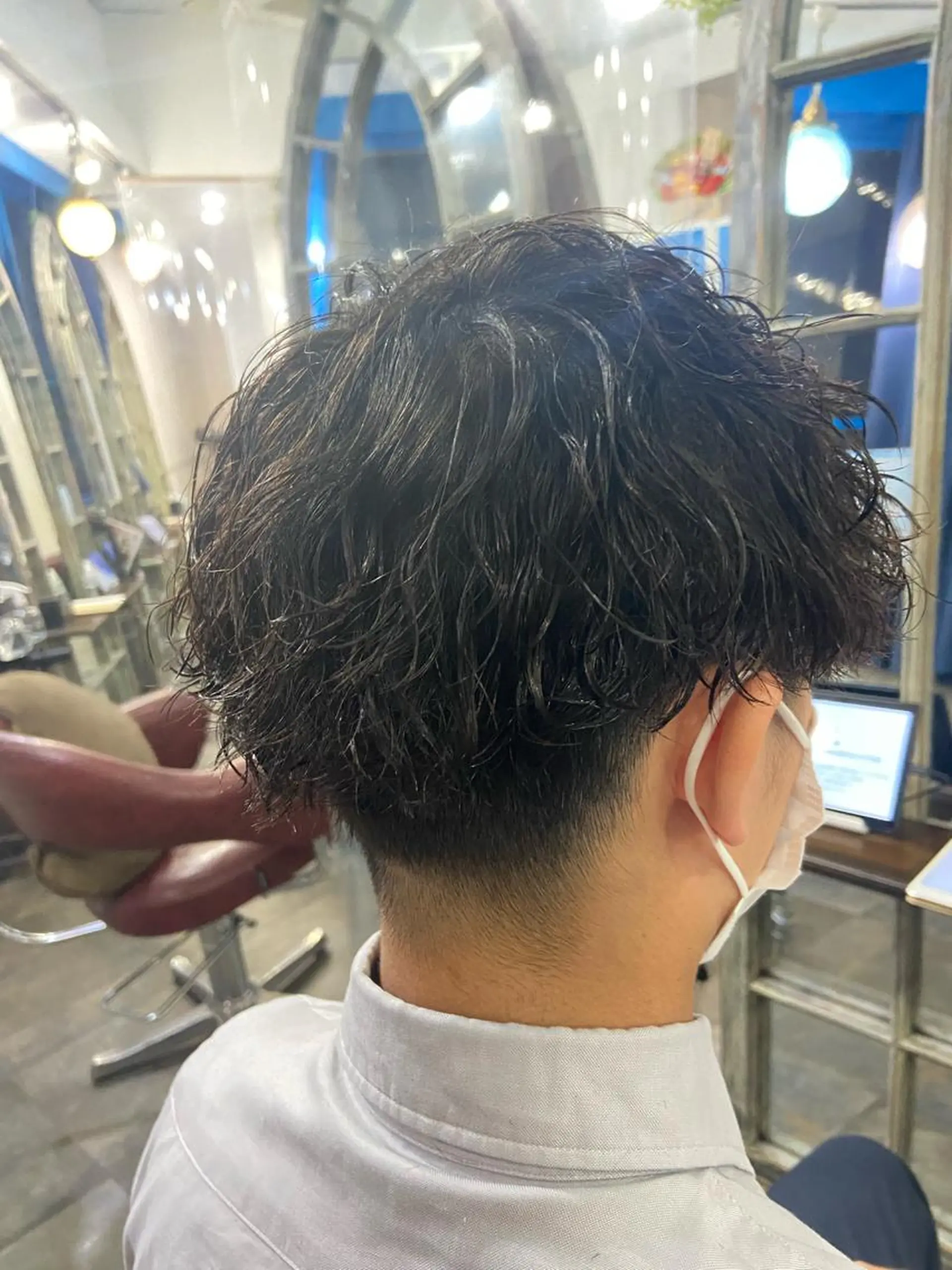 ショート パーマ メンズ カット パーマ カットパーマ✂️ 小坂田玲亜のヘアスタイル