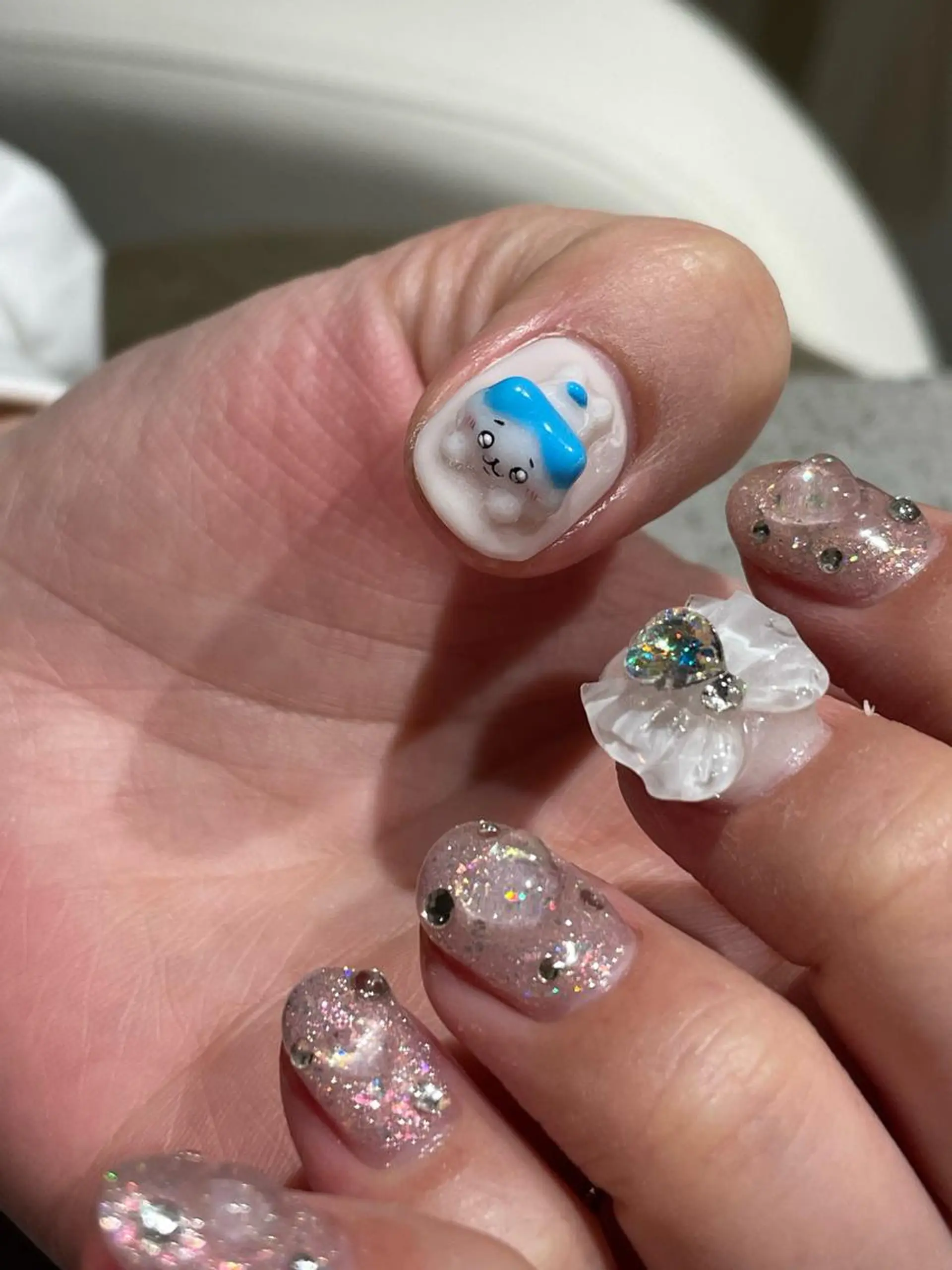 ショート m kaori𓃟のネイルデザイン