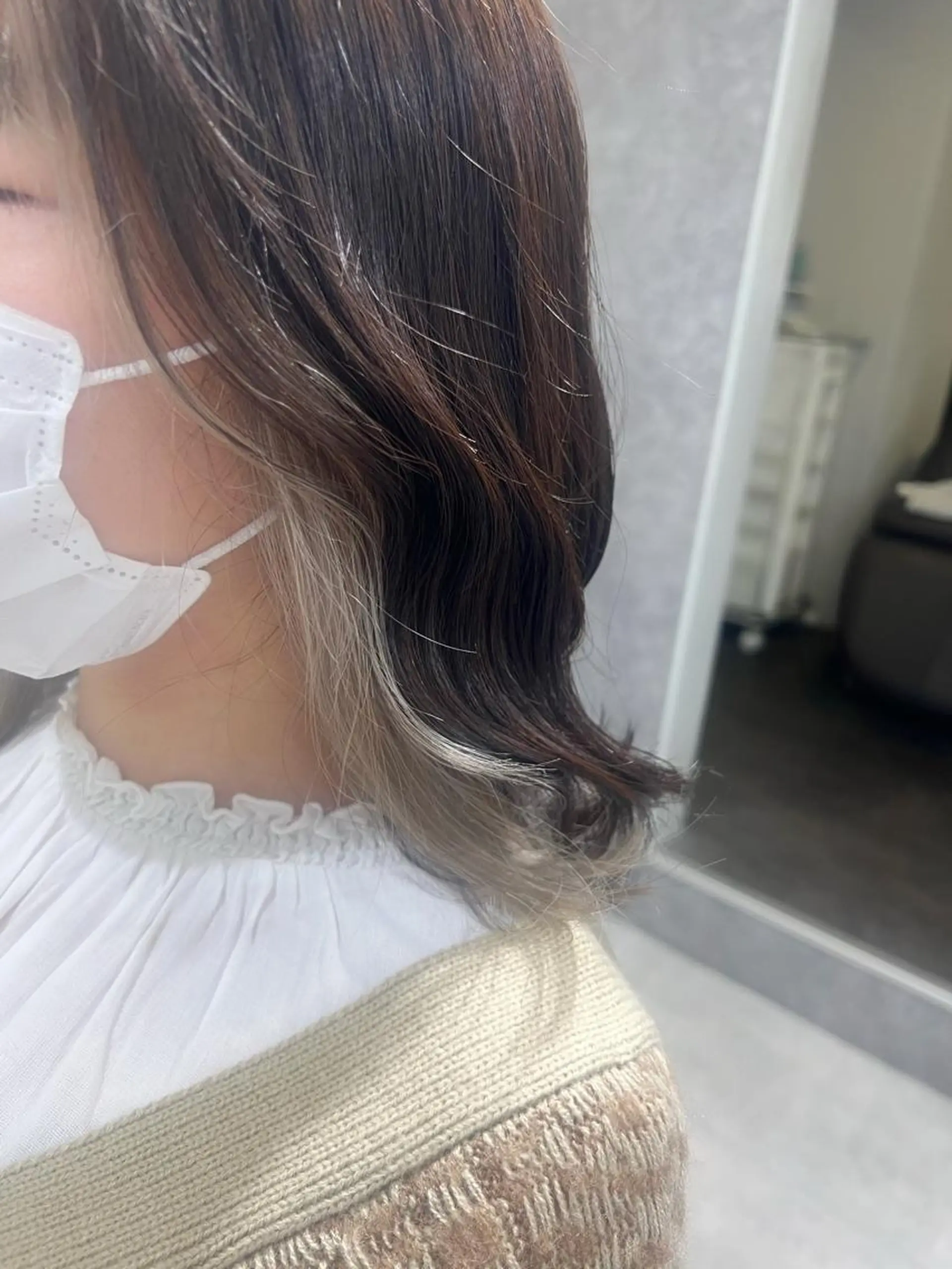 ミディアム カラー collet矢島/ ブリーチ指名No.1のヘアスタイル