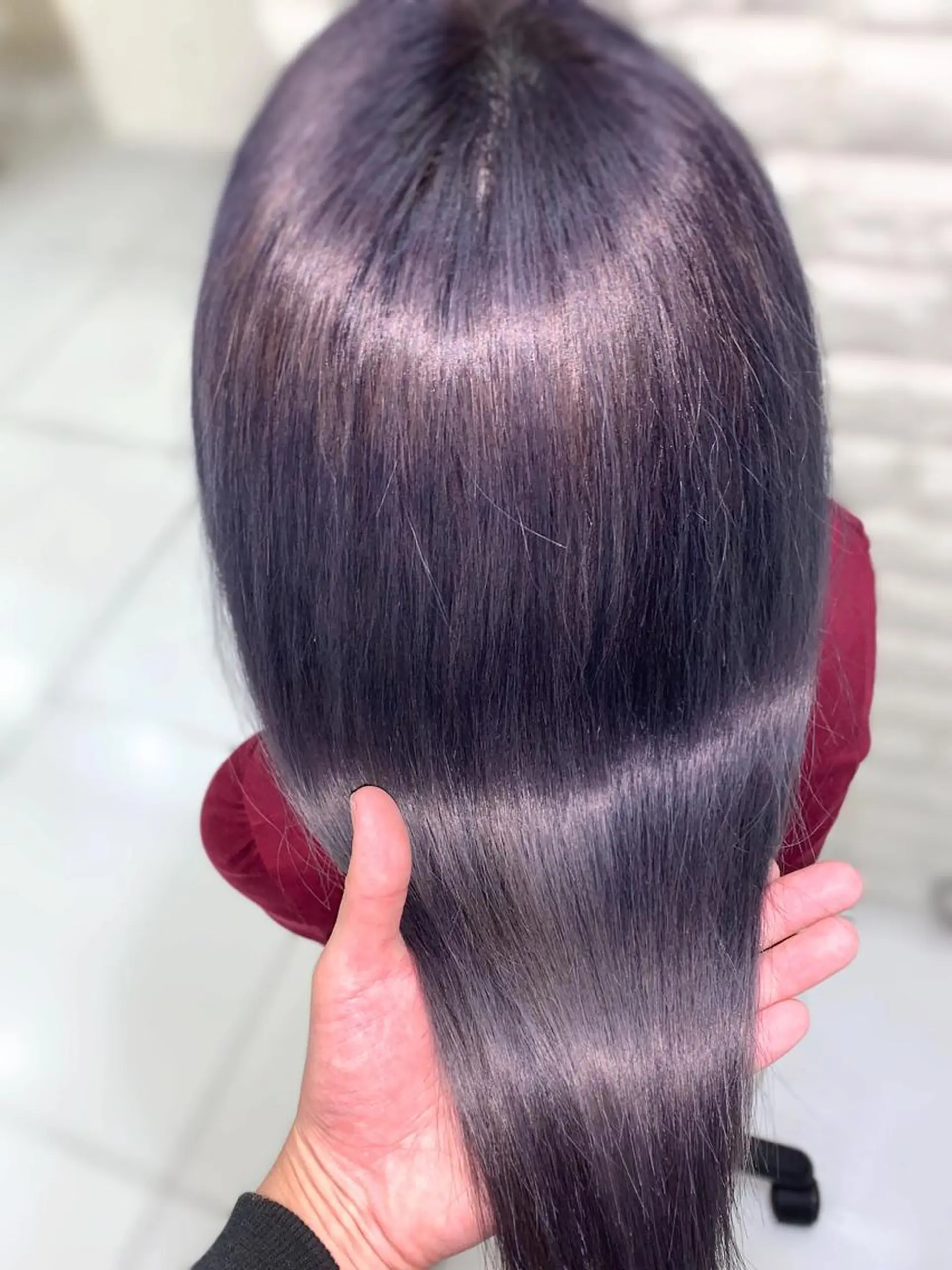 セミロング 20代半ば上質なへア ケア 髪質改善 大西のヘアスタイル