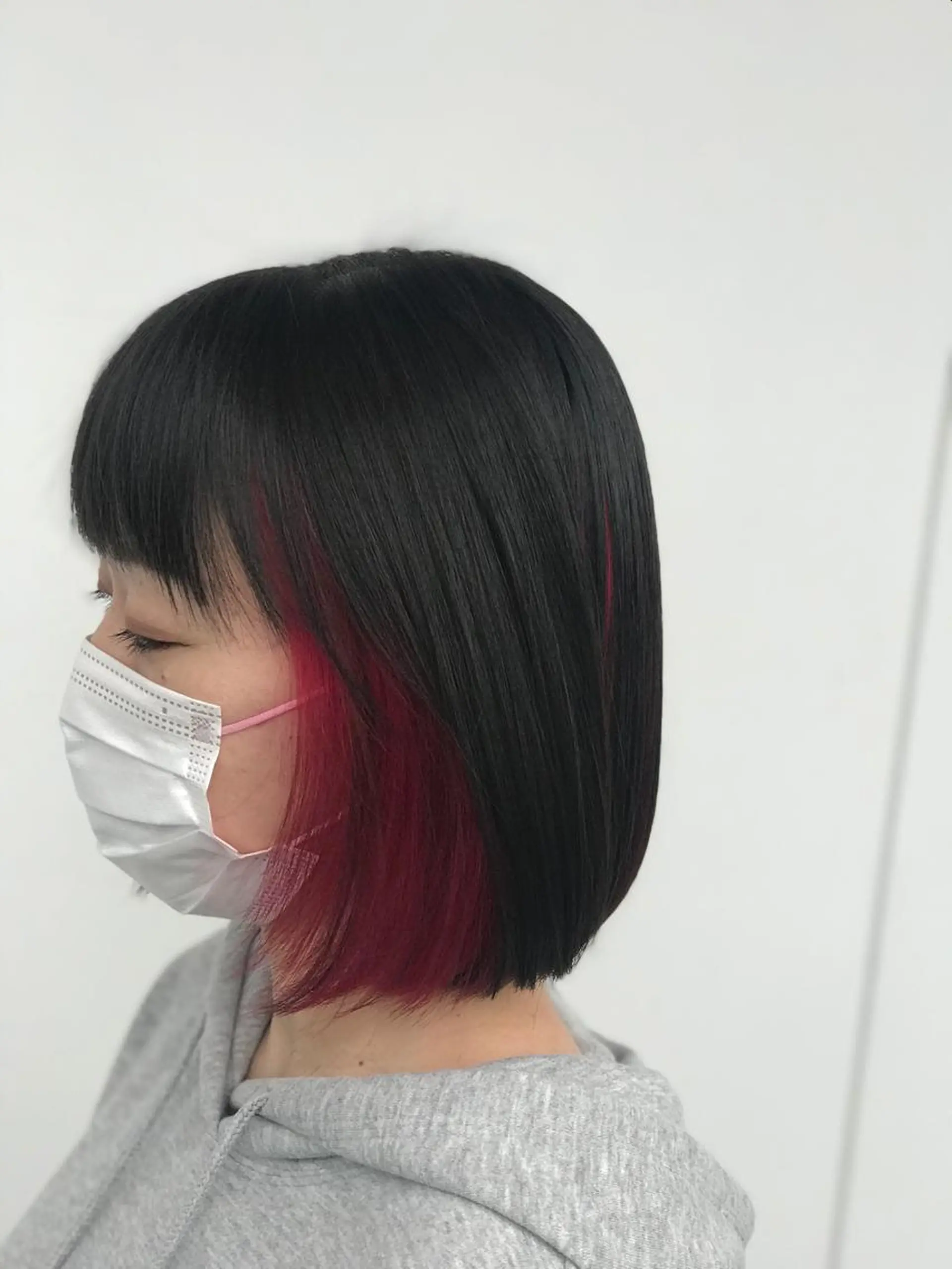 ミディアム カット ヘアカラー トリートメント 下條 真のヘアスタイル