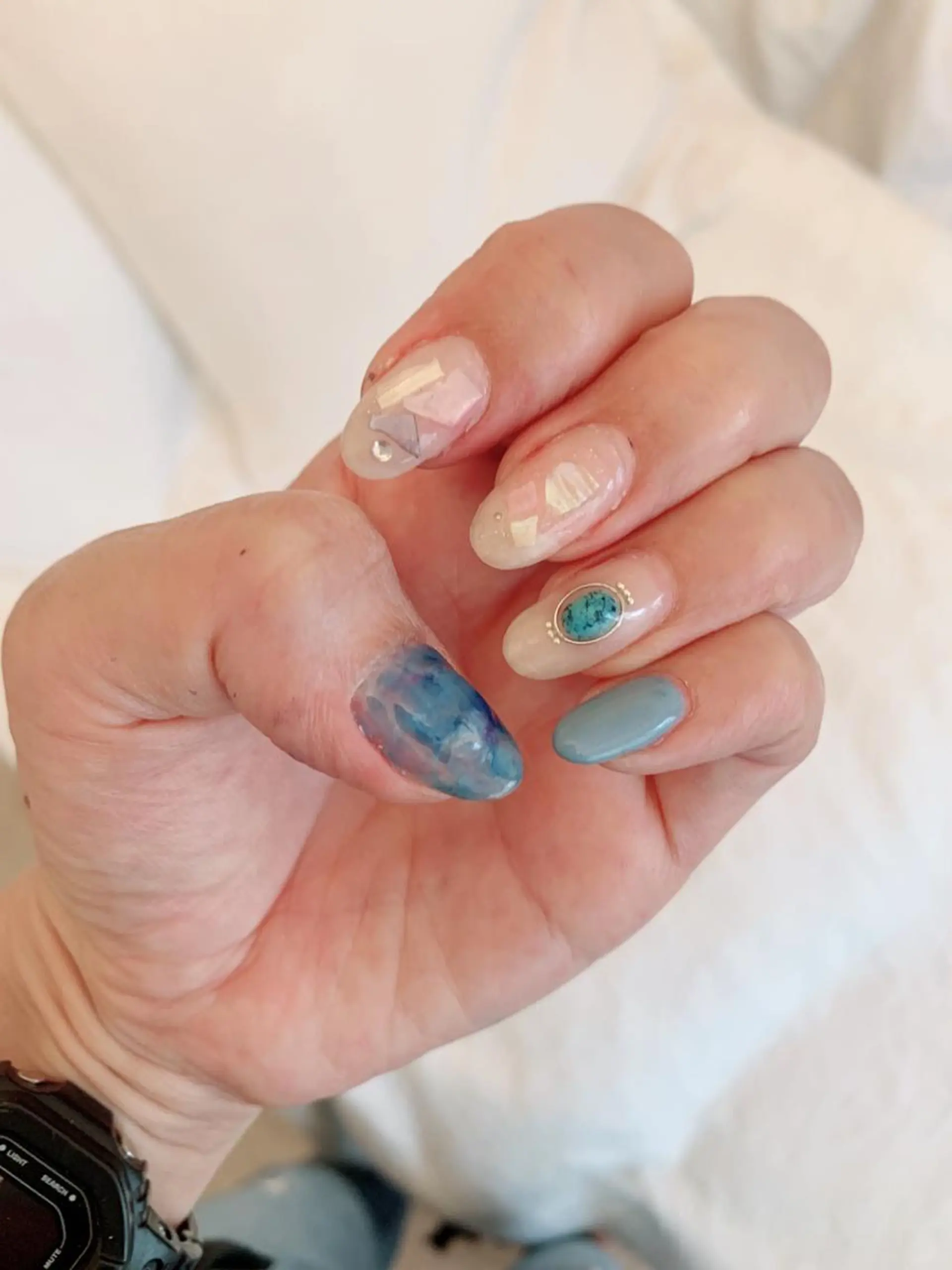 ネイル 大理石ネイル(マーブル) pipi..所属・pipi ..のネイルデザイン