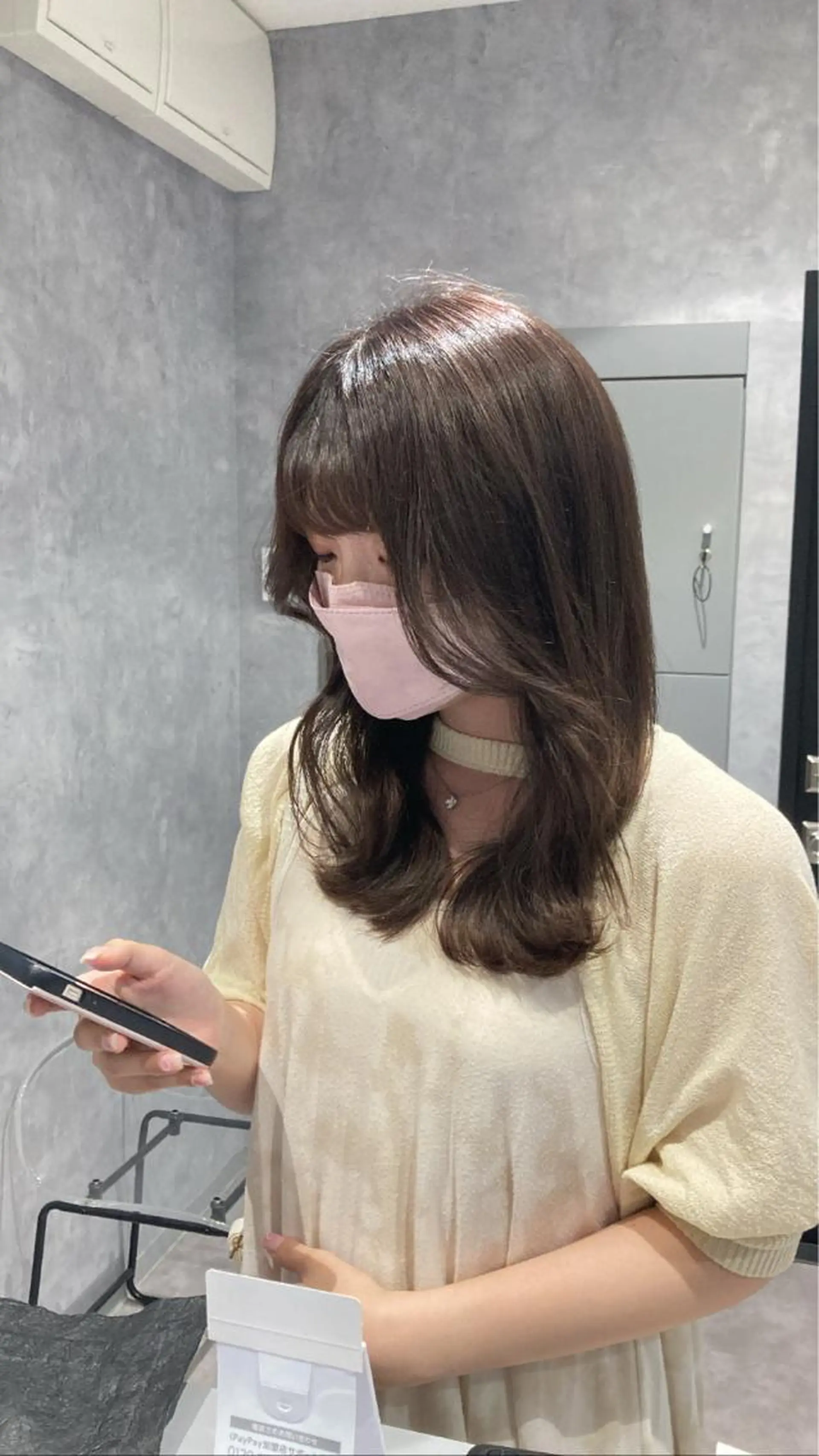 カラー HEDI所属・茨木 まひろのヘアスタイル
