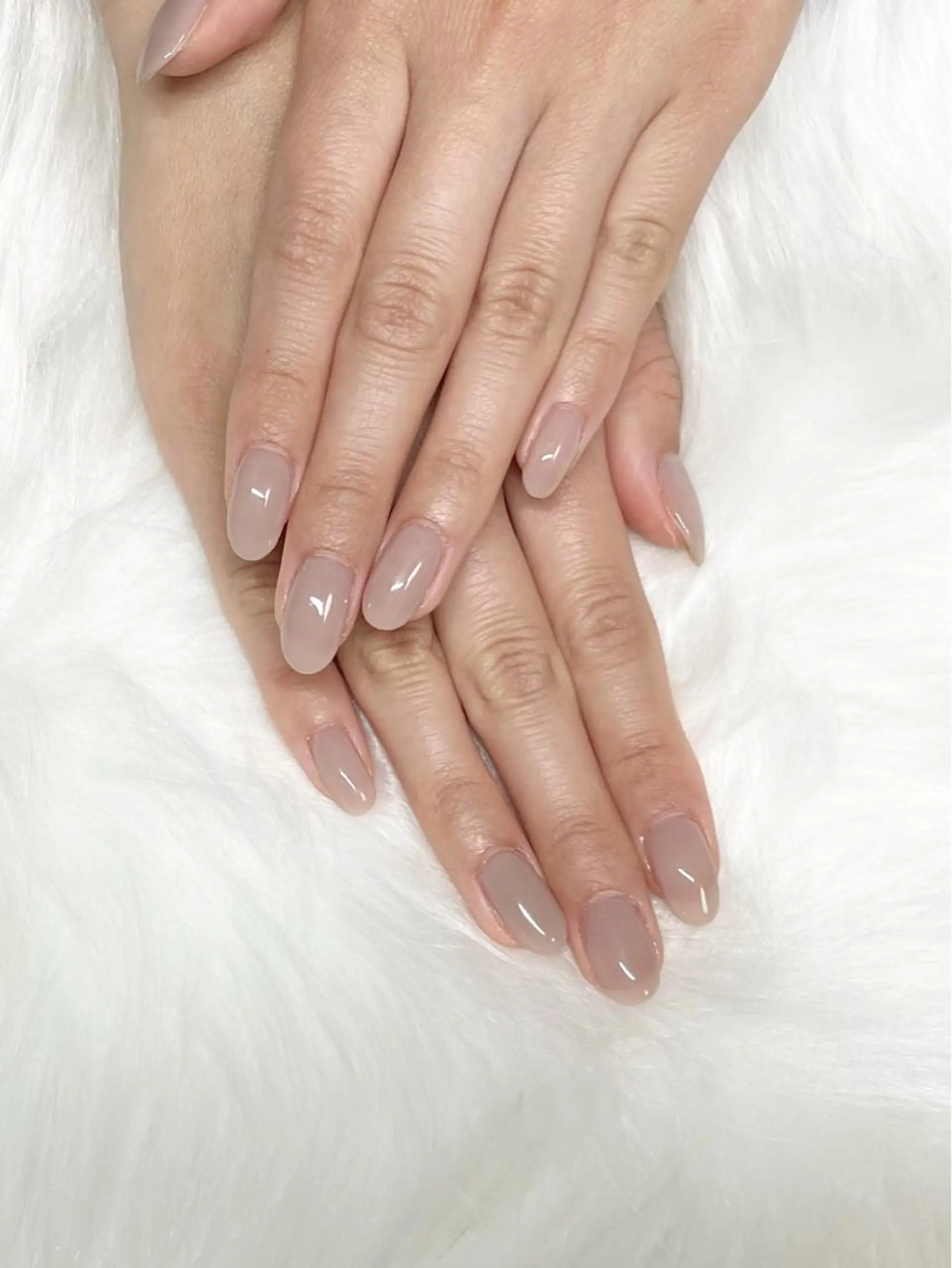 ネイル ワンカラーネイル えみ HaniOhanaのネイルデザイン