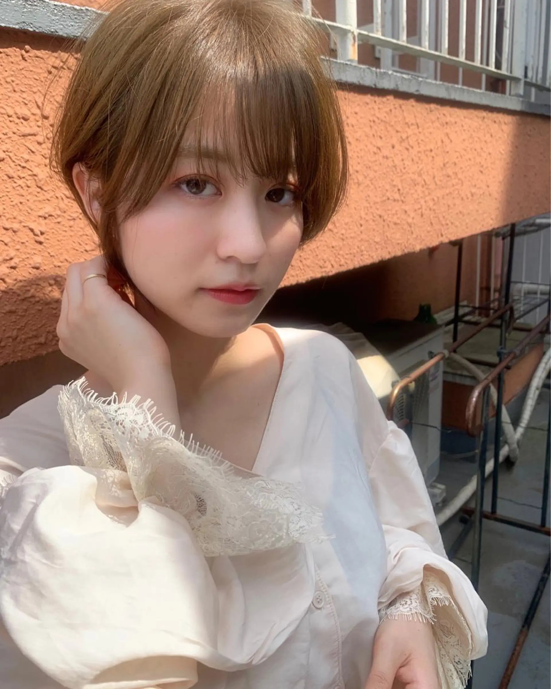 ショート 縮毛矯正/ショート/ レイヤー/畑中正敏のヘアスタイル