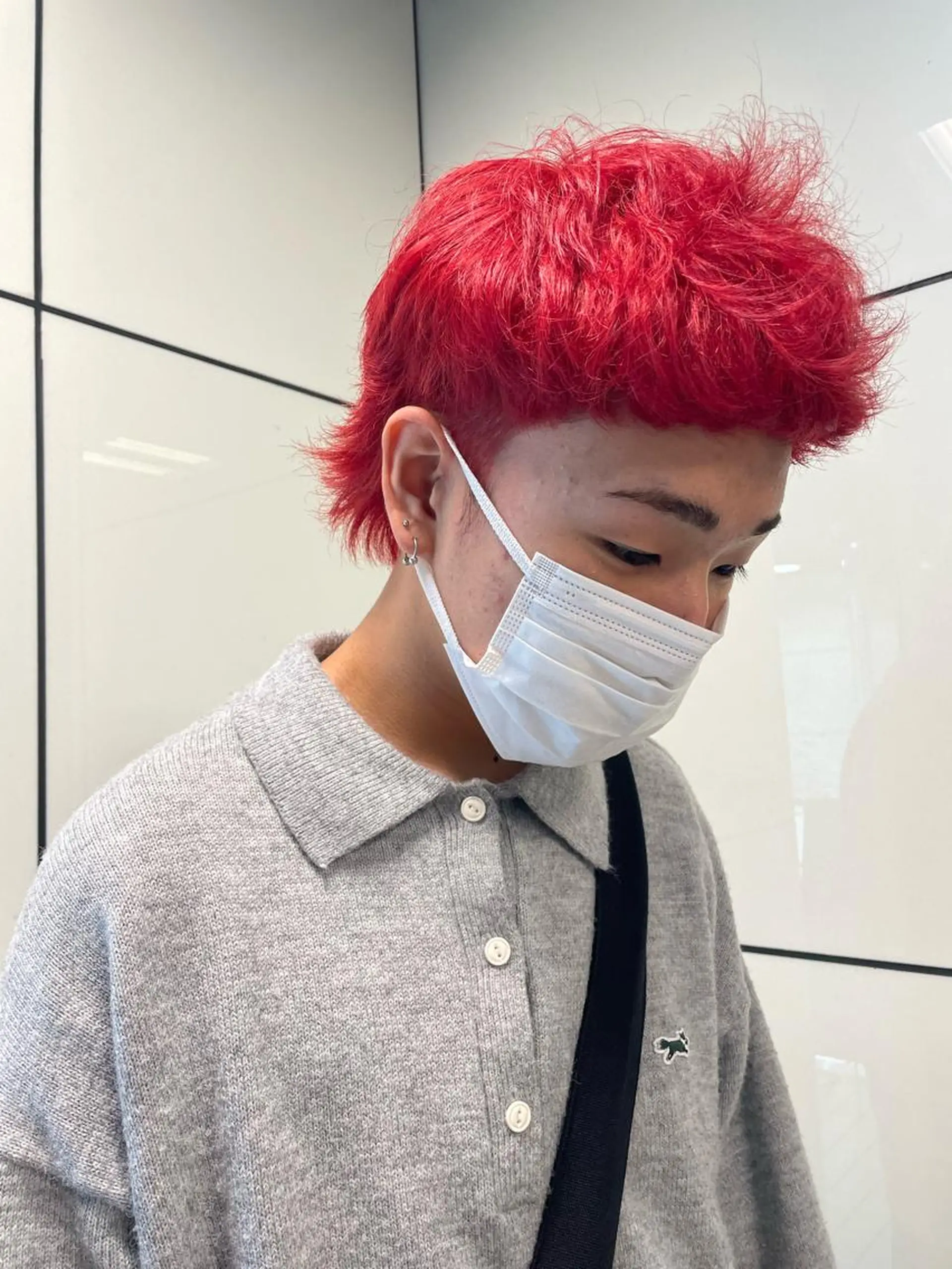 カラー ハイトーンカラー 学生 ヘアカラー メンズ/艶髪/カラー サクラ🌸のヘアスタイル