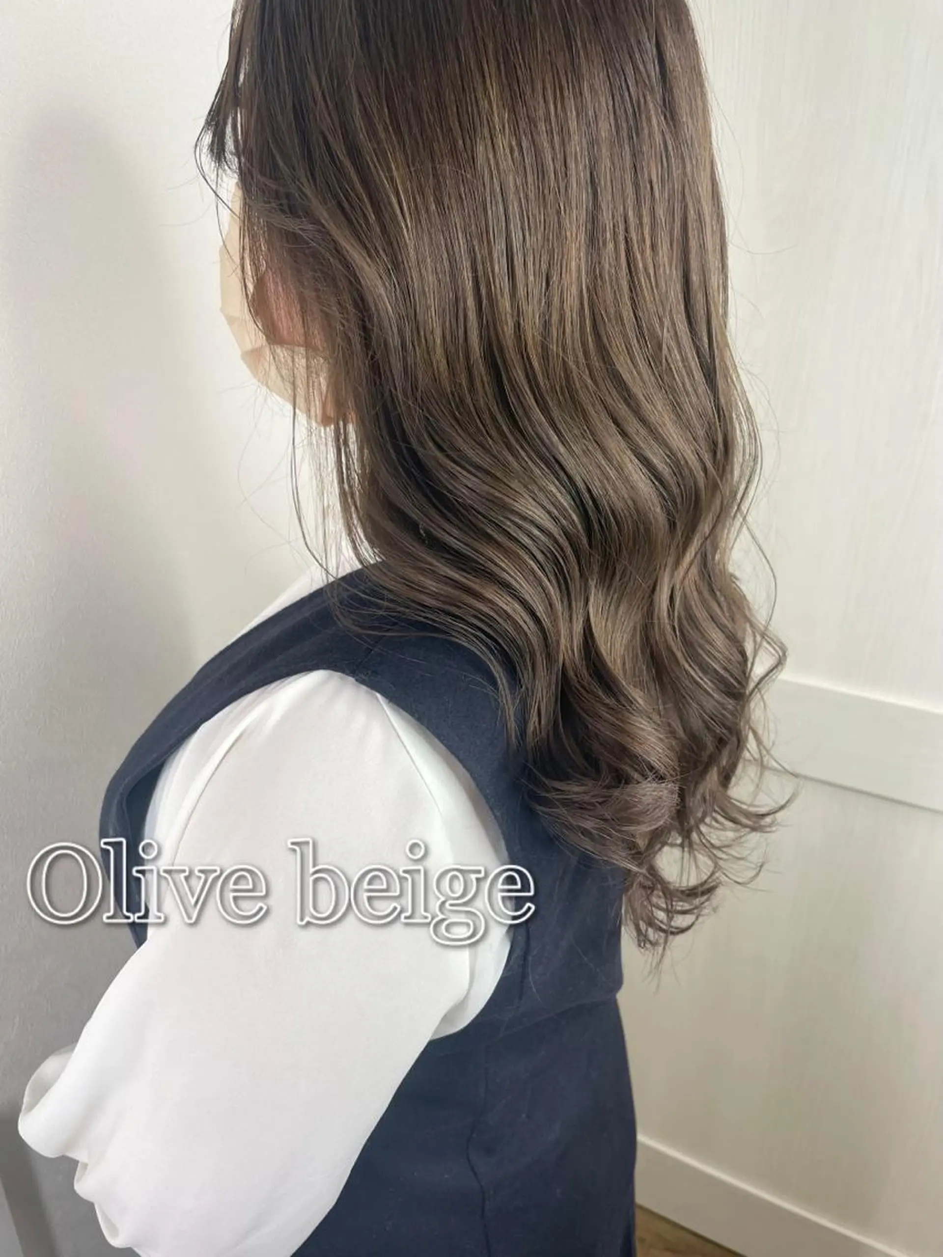 ロング カラー 小顔カット/透明感 カラー/美髪矯正🫧のヘアスタイル