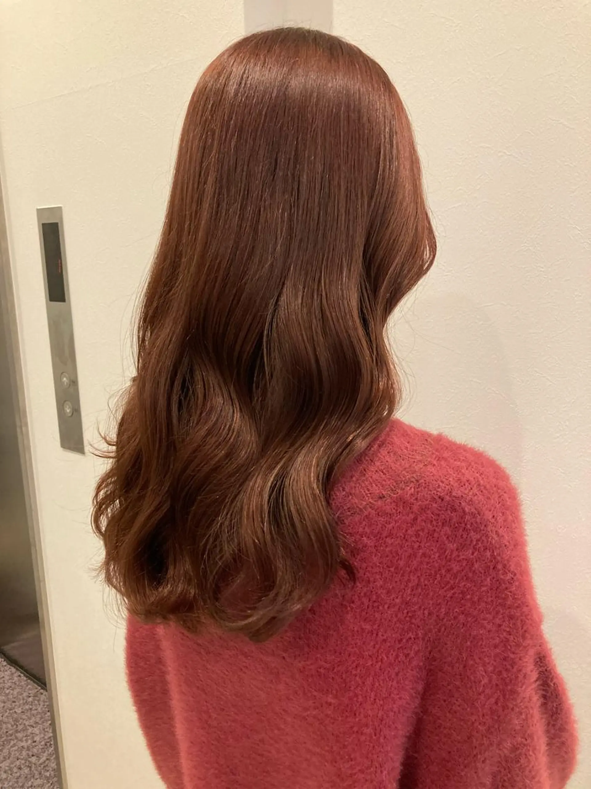 ロング ヘアカラー トリートメント ✨色持ちの良い艶 カラー✨蟹江真世のヘアスタイル