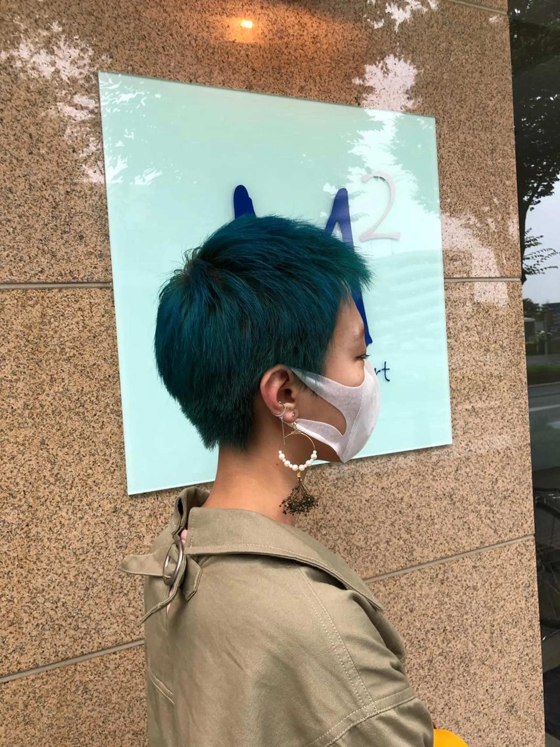 カラー 縮毛矯正 野口 恵のヘアスタイル