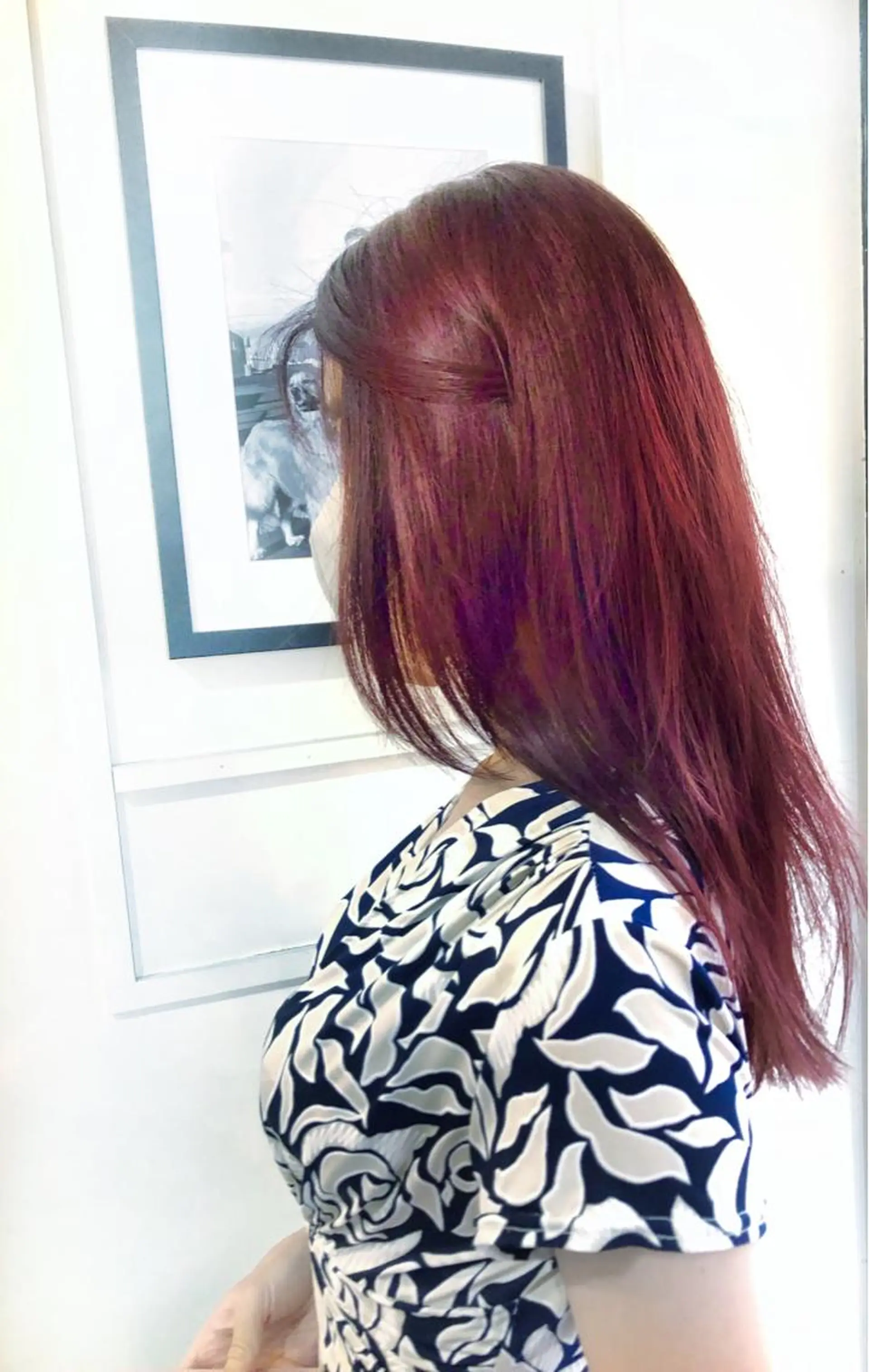 セミロング カラー ヘアカラー トリートメント 🌿ダブルカラー/ 明大前/中村渓太のヘアスタイル