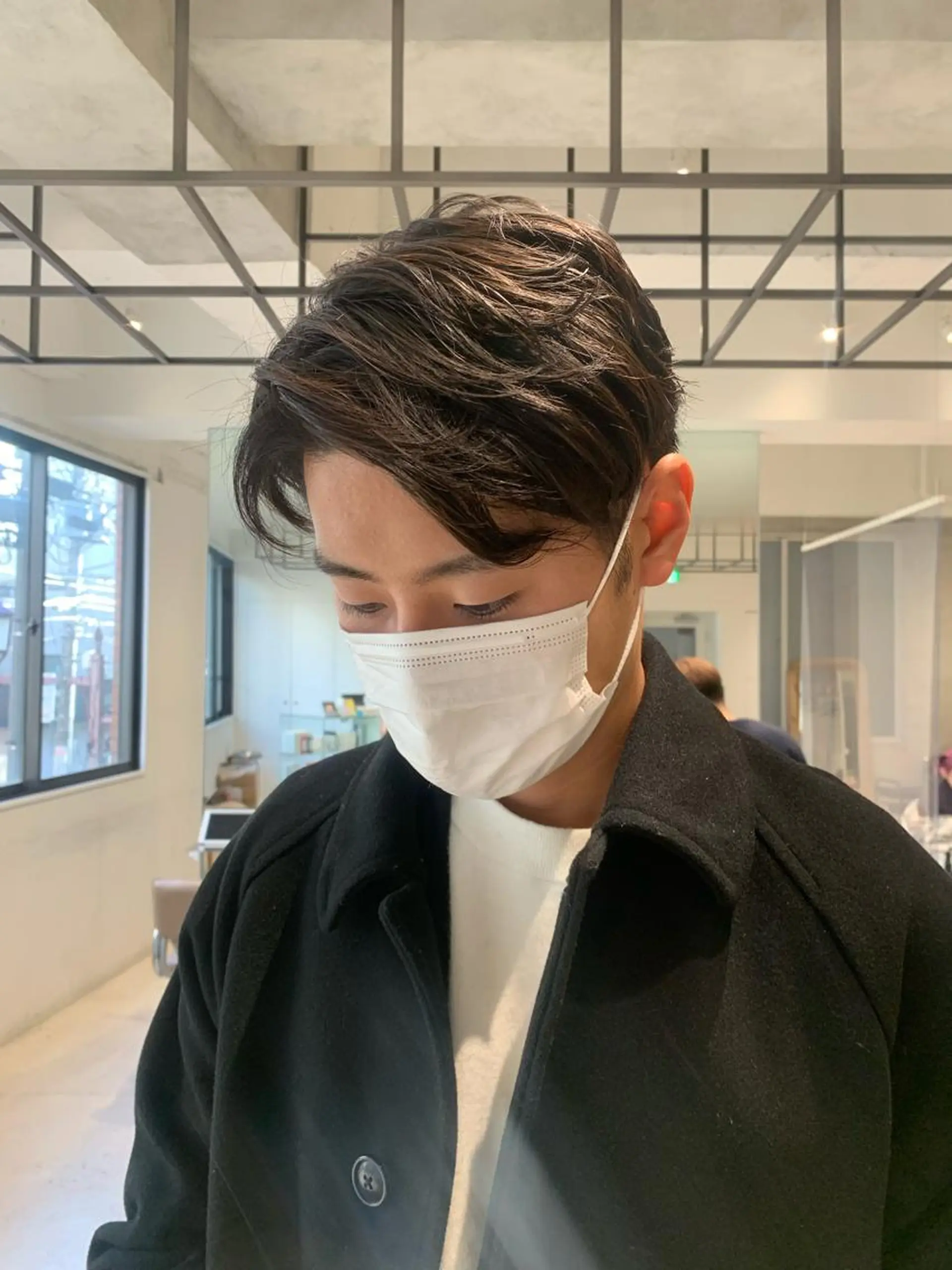 ショート パーマ メンズ bob/ aoiのヘアスタイル