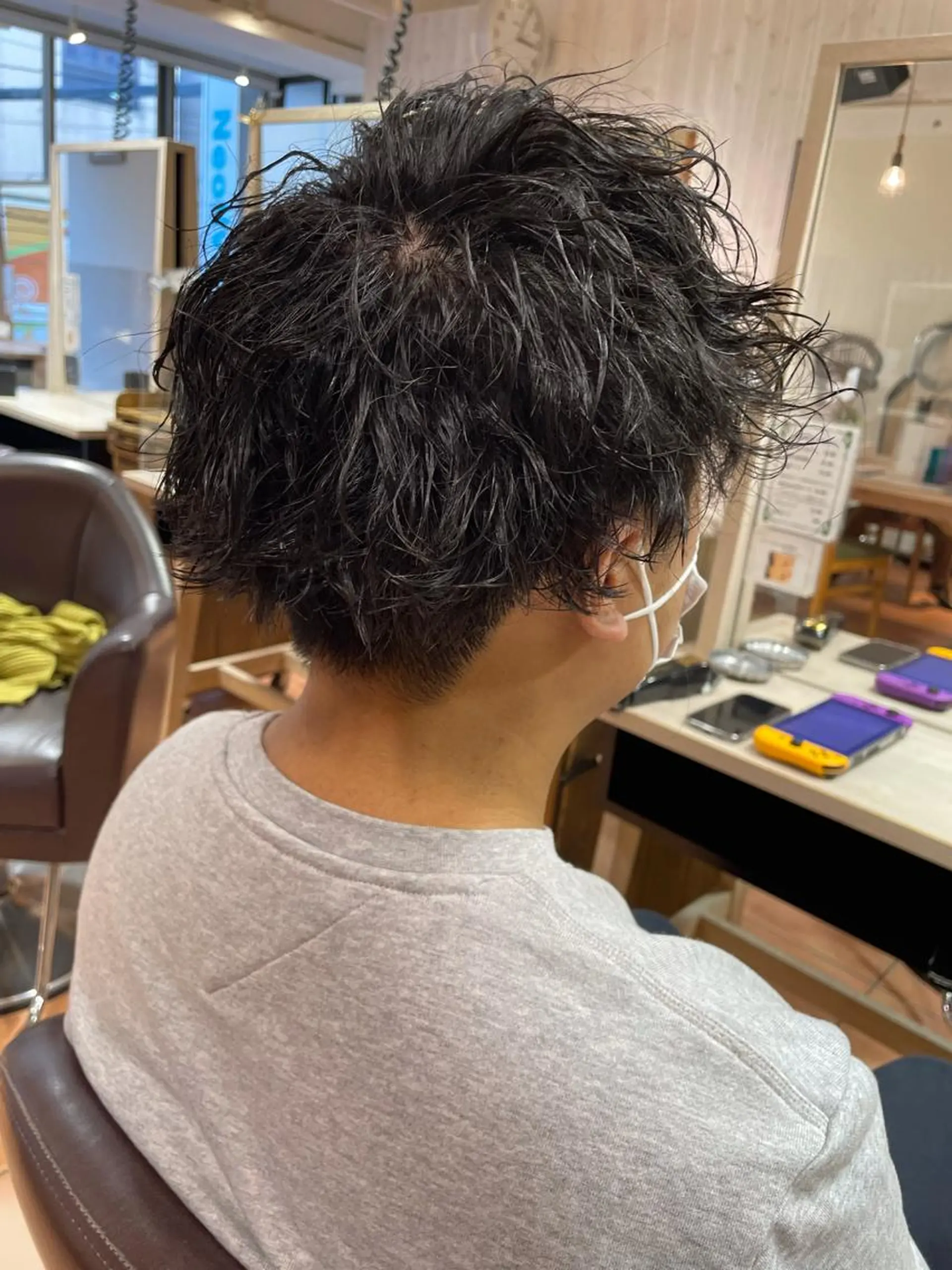 ショート パーマ メンズ 辻堂メンズ特化 YU-YAのヘアスタイル