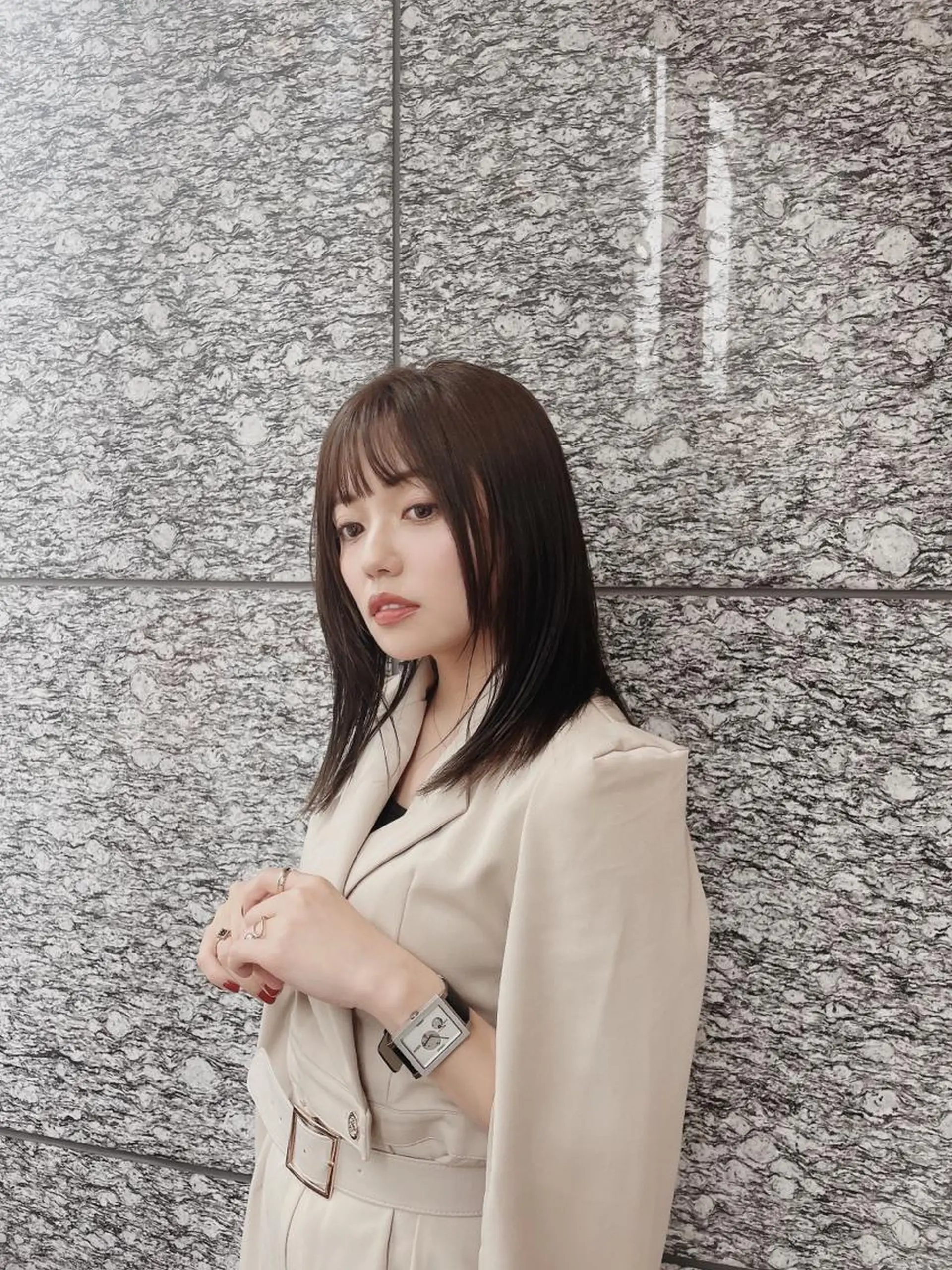 セミロング 髪質改善 トリートメント 酸熱トリートメント Moana by HEADLIGHT 武蔵小杉店 【モアナ バイ ヘッドライト】所属・大森 勝馬のヘアスタイル