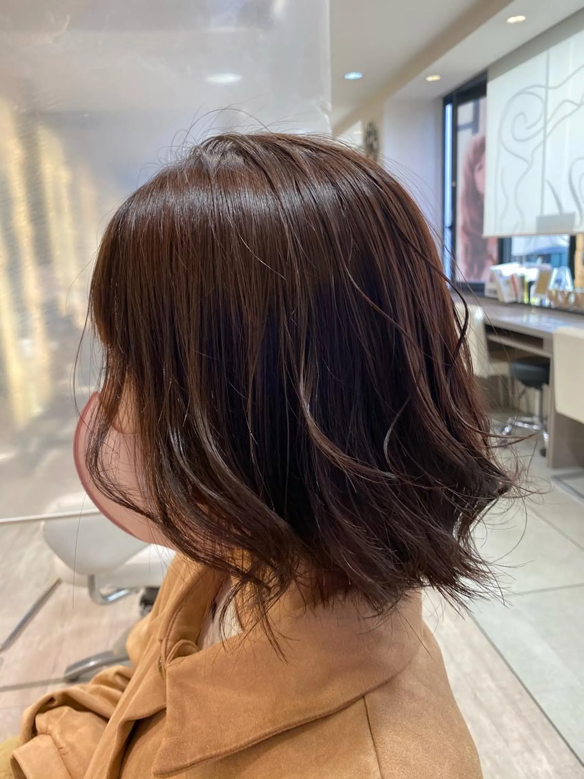 ミディアム カラー 柳澤 和也のヘアスタイル