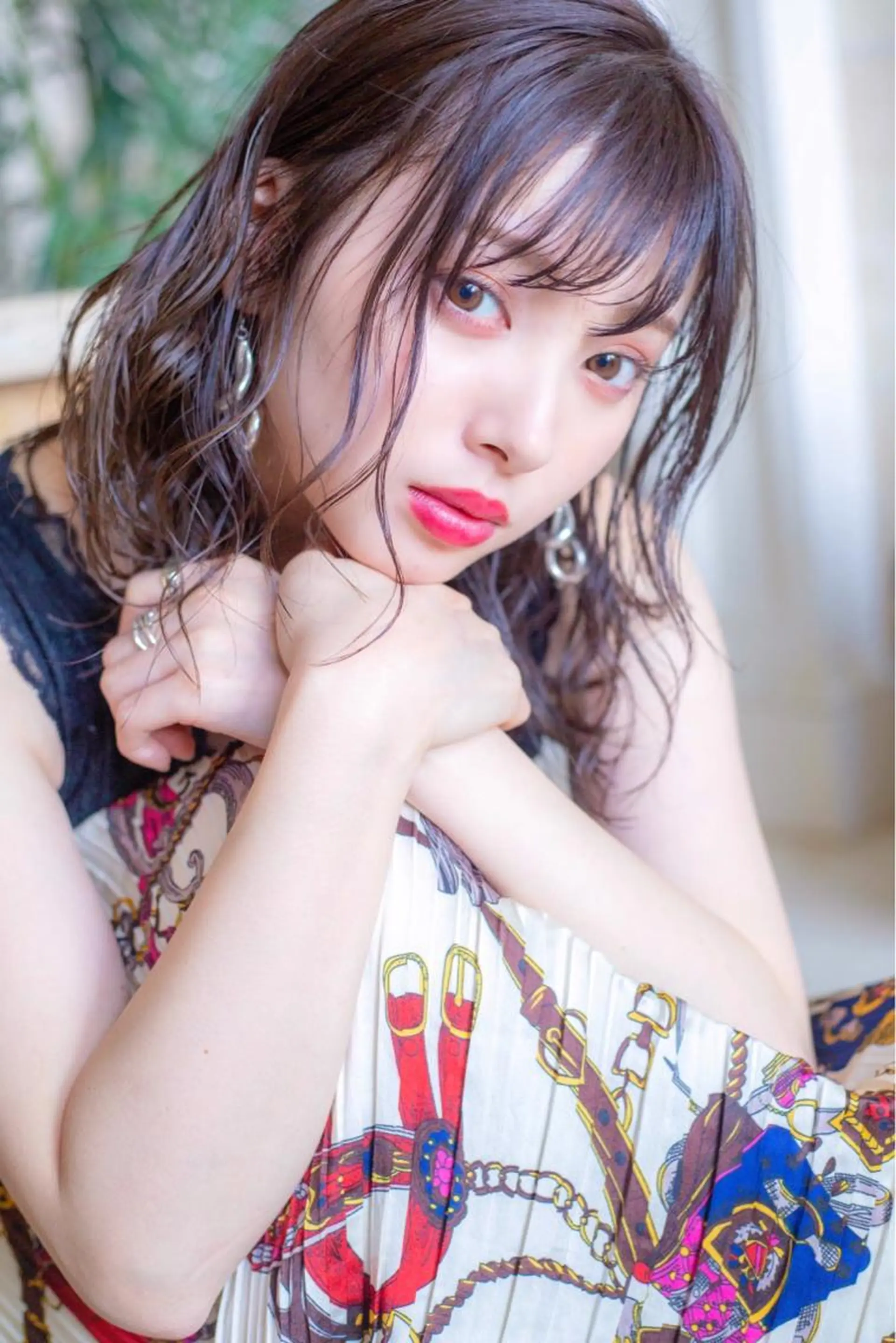 ミディアム カット ヘアカラー トリートメント 代表山口ひな 髪質改善のプロのヘアスタイル