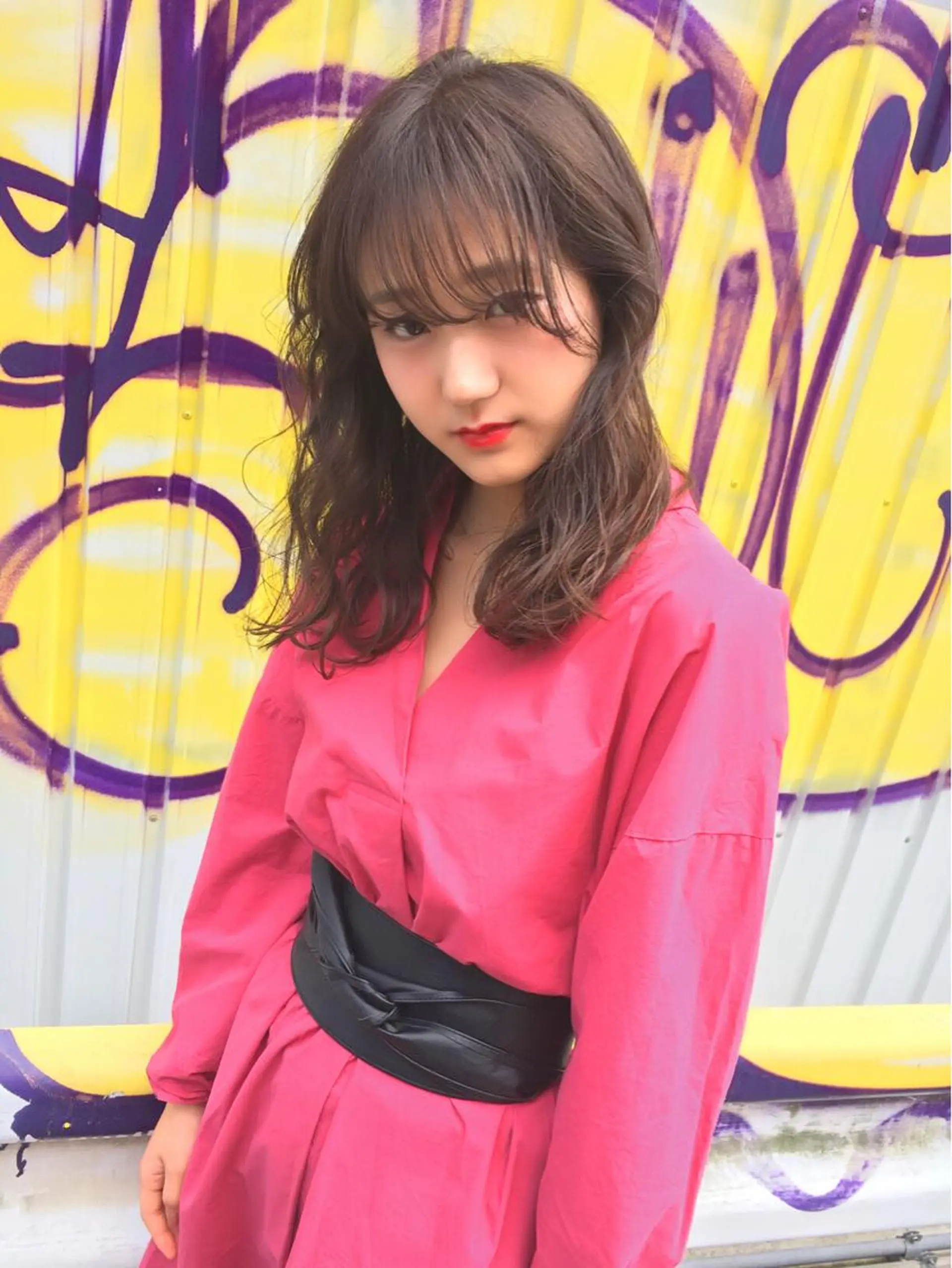 セミロング カラー ヘアアレンジ As hair所属・柔らか垢抜けｶﾗｰと ｶｯﾄ🫧ASUKAのヘアスタイル