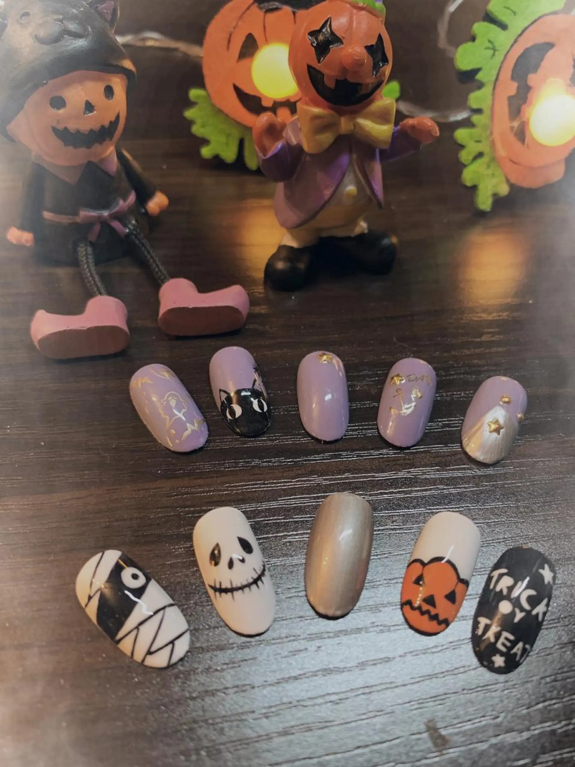 ネイル ハロウィン ハンドネイル Melody メロディのネイルデザイン