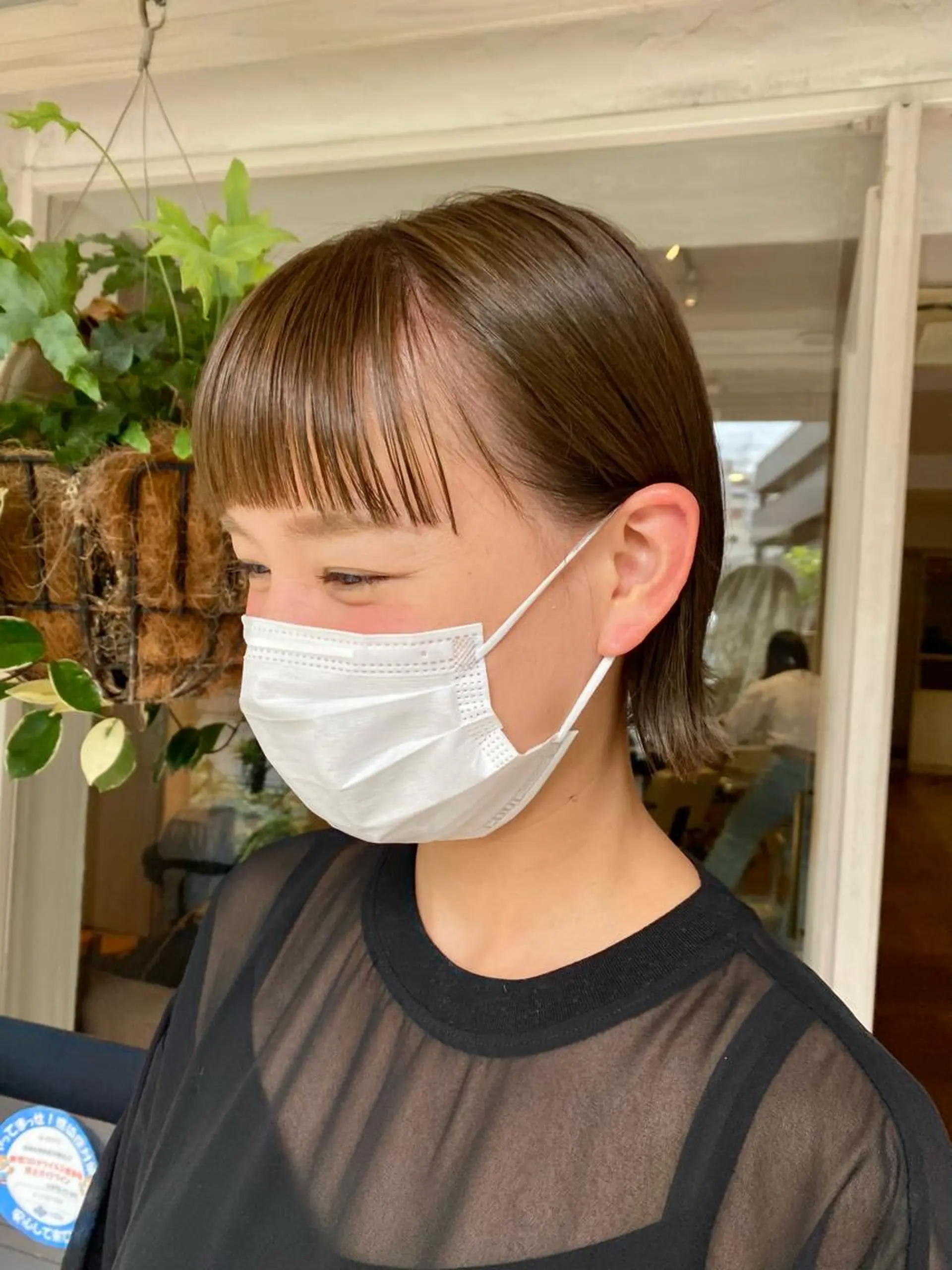 ショート カラー ヘアアレンジ BELLA阿部野 TOMOMIのヘアスタイル