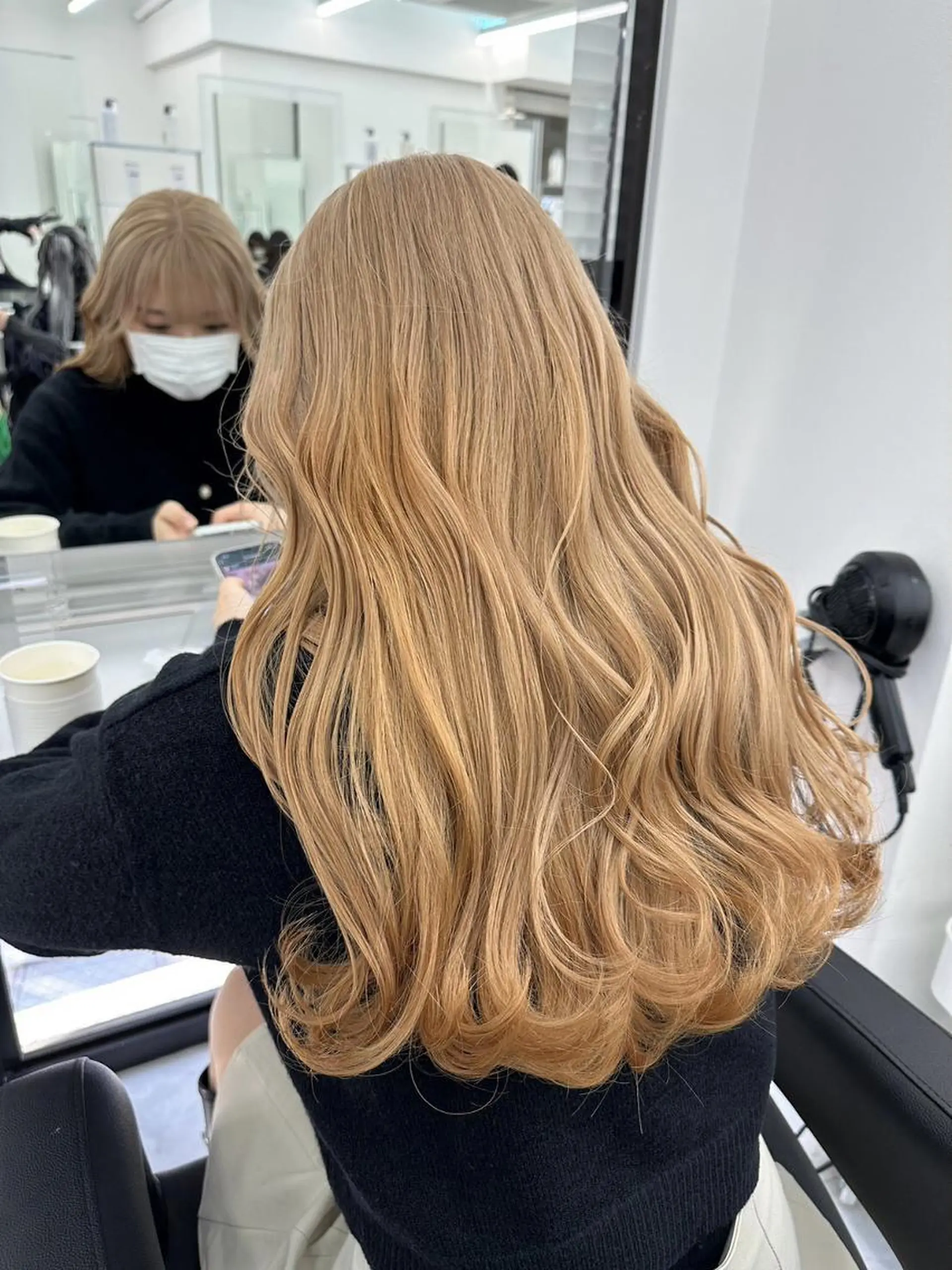 カラー 🫧艶ハイトーン/ ブリーチ/原宿のヘアスタイル