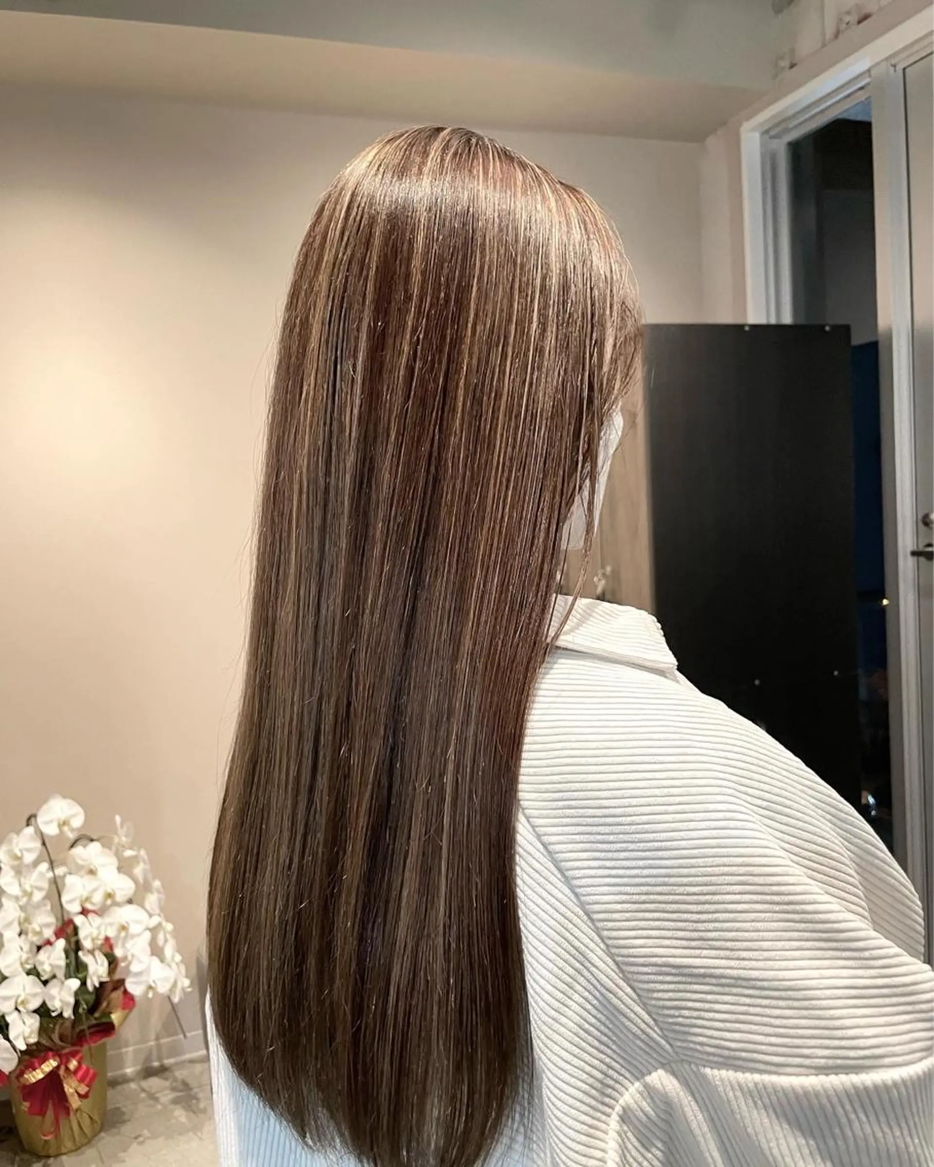 ロング カラー ヘアカラー トリートメント ✨髪質改善/ブリーチ /ショート高山のヘアスタイル