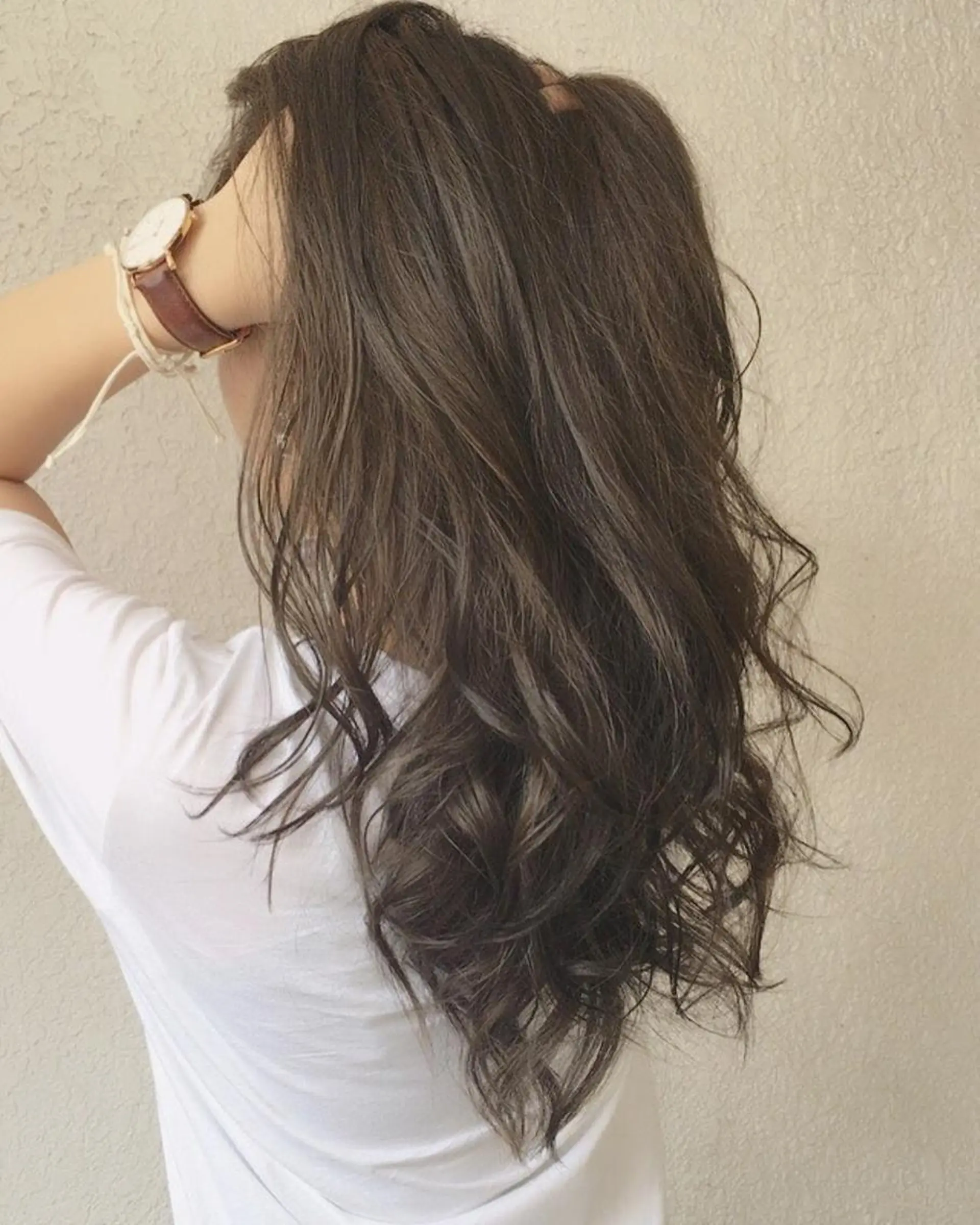 セミロング カラー 透明感カラー 外国人風カラー beauty: beast 大町店のヘアスタイル