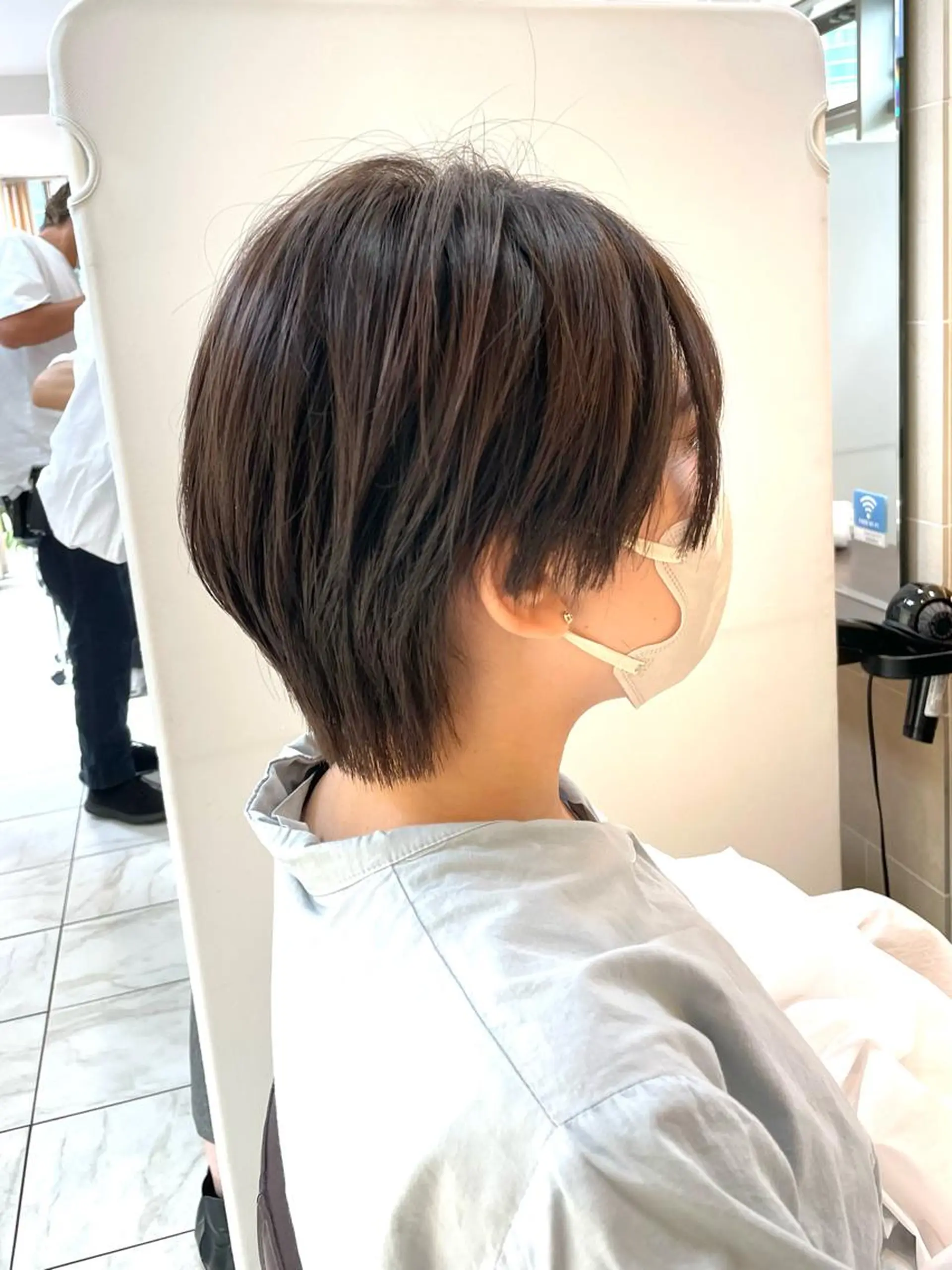 ショート 新籾 尚哉のヘアスタイル